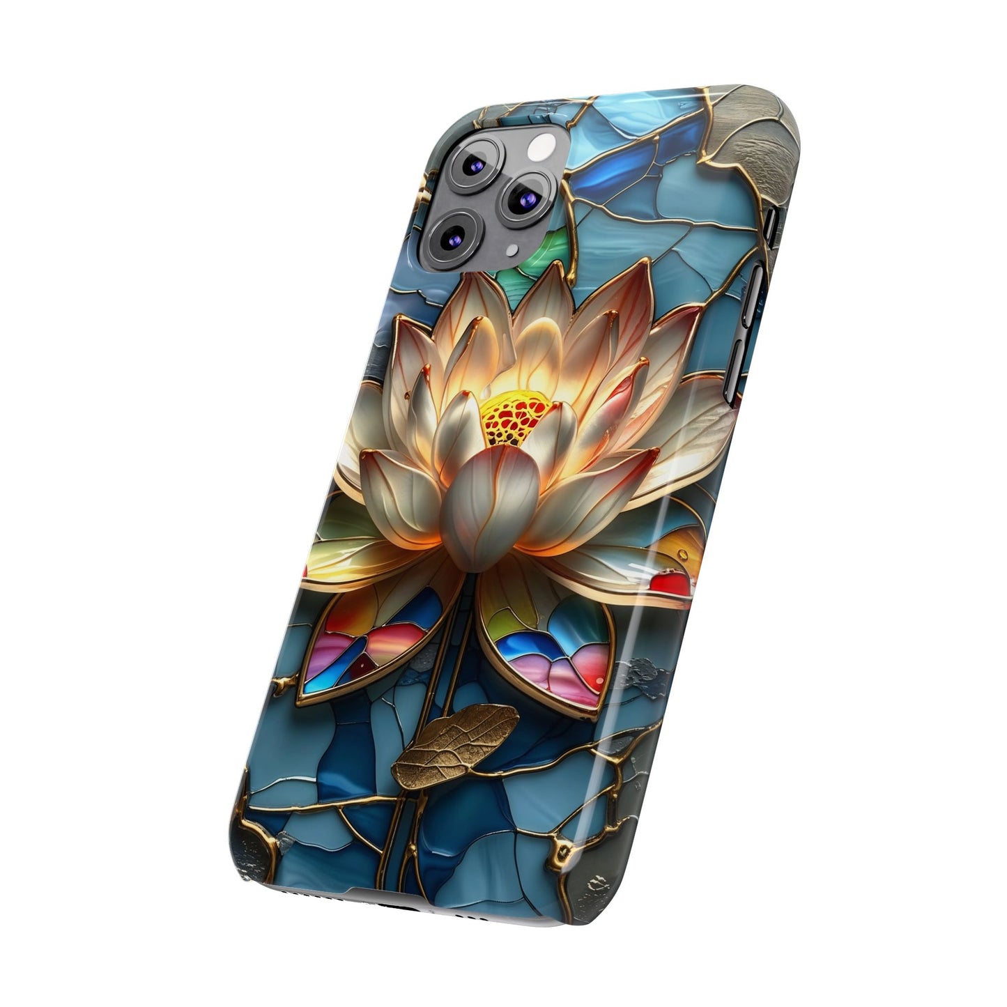 Vibrant Floral Art Phone Cover for iPhone 16 Pro, Elegant Botanical Design Slim Phone Cases