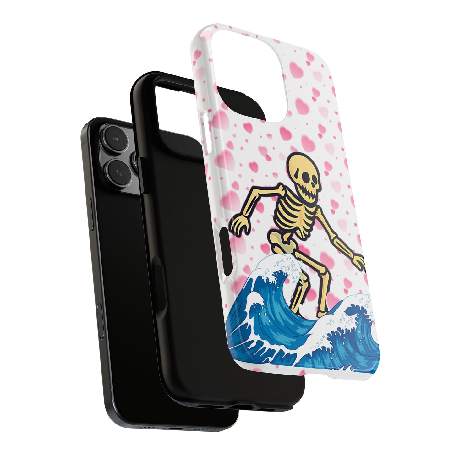 Summerween Phone Case, Coquette Ghost Phone Case, Funny Spooky Cute Case, Pink Halloween Aesthetic, Beachy Spooky Vibe Gift