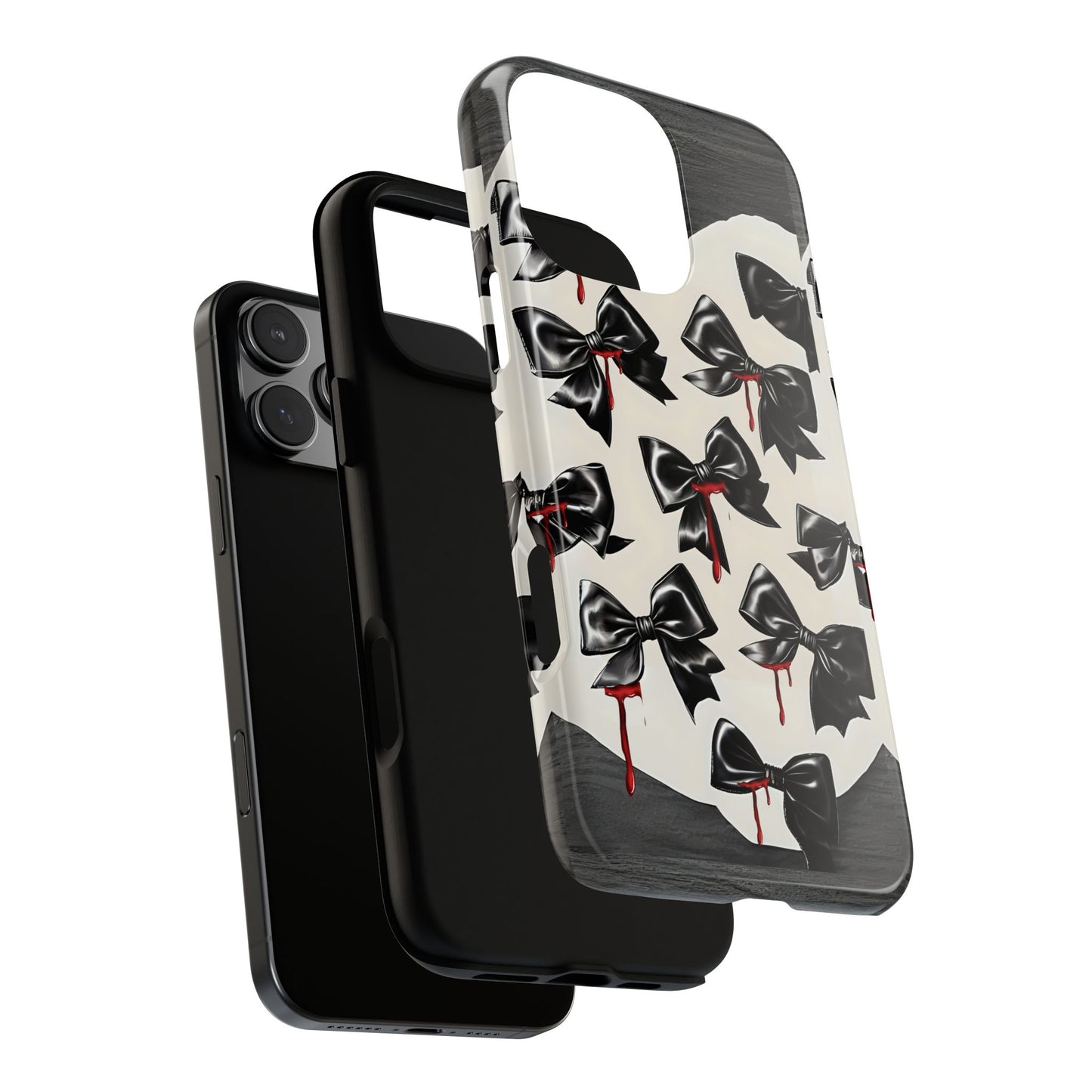 Spooky Halloween Tough Phone Case - Goth Coquette Aesthetic, Cute Horror Style, Compatible with iPhone, Galaxy, and Google Phones