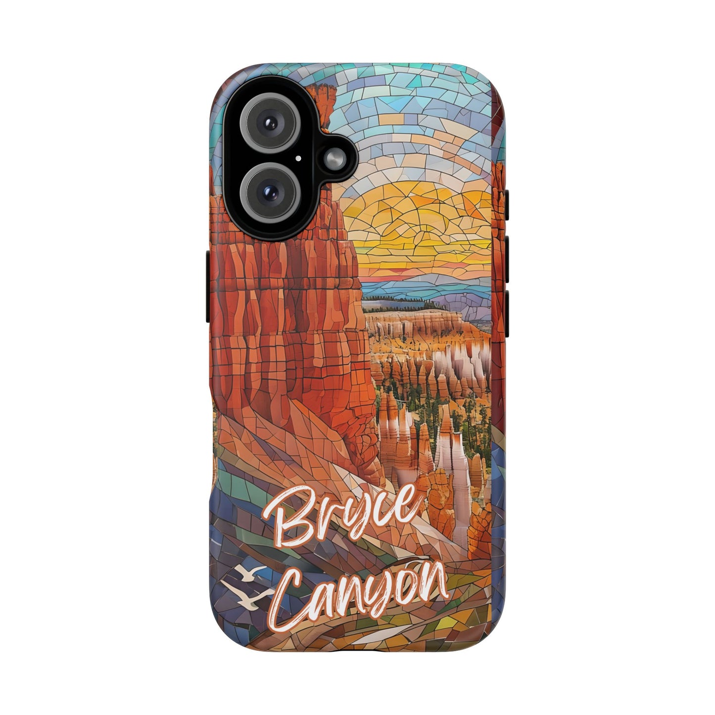 Bryce Canyon National Park Utah Phone Case, Mosaic Phone Case, Mountain National Park Gift, Scenic CanyonsPhone Cover, Landscape Aesthetic