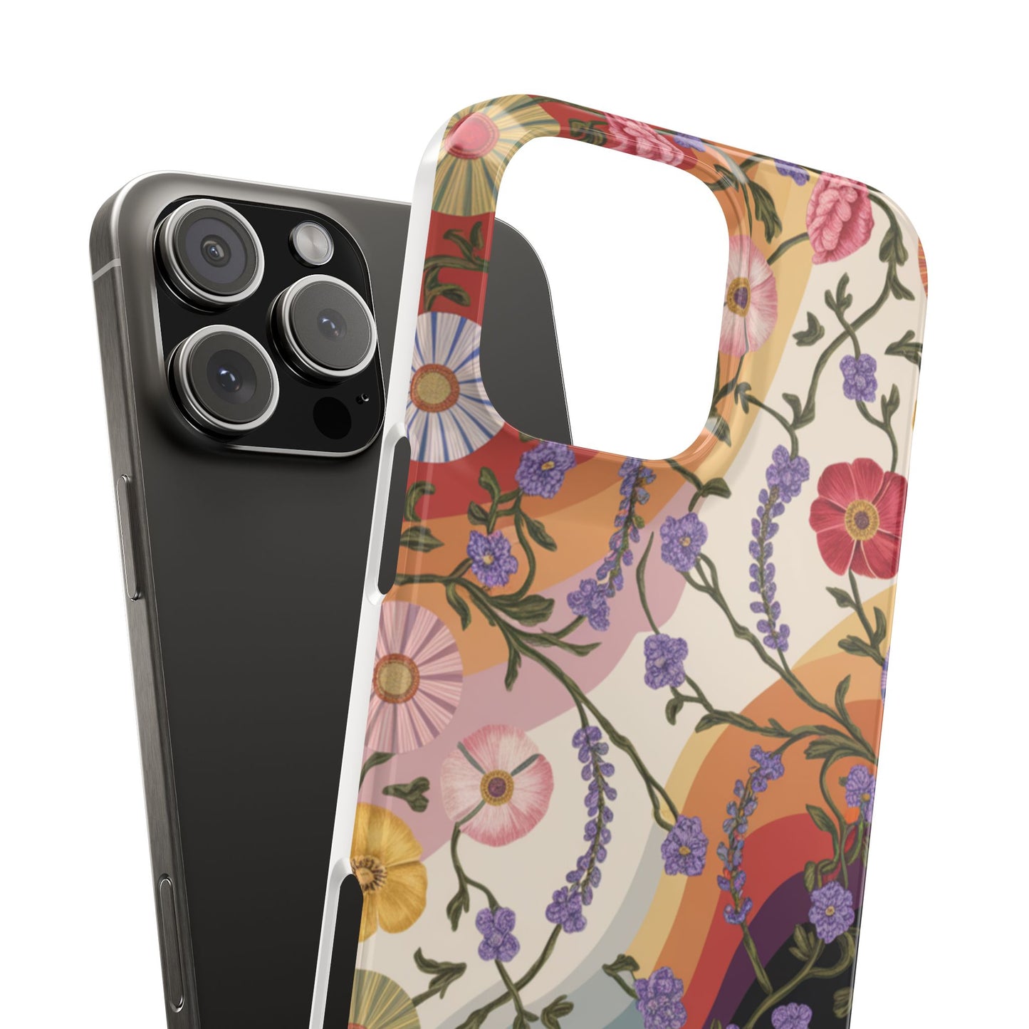 Floral Blossom Phone Case - Slim Case for Flower Lovers, Smartphone Cover, Gift for Her, Trendy Floral Design, Boho Chic Accessory