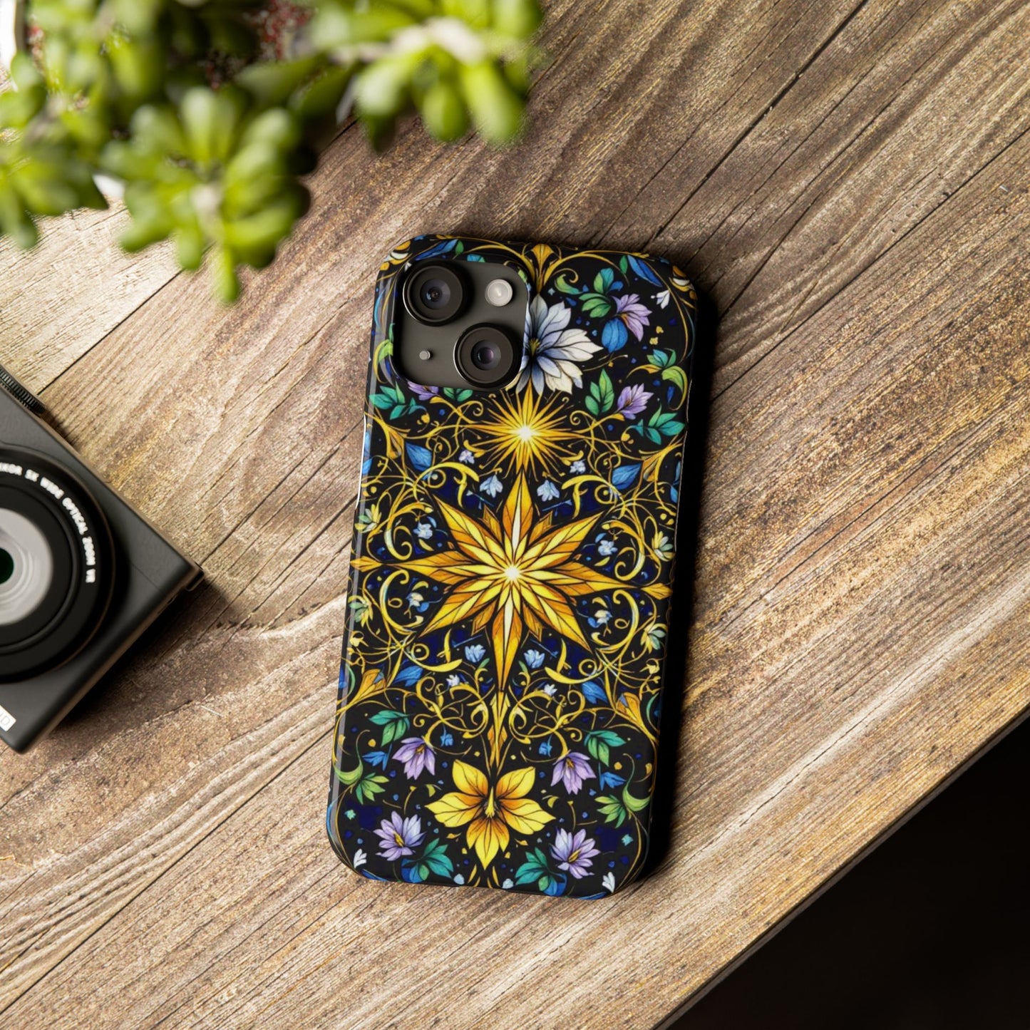 Elegant Floral Phone Case - Slim Phone Cases, Artistic Cases for Nature Lovers, Gift for Birthdays, Holidays, Spring Decor