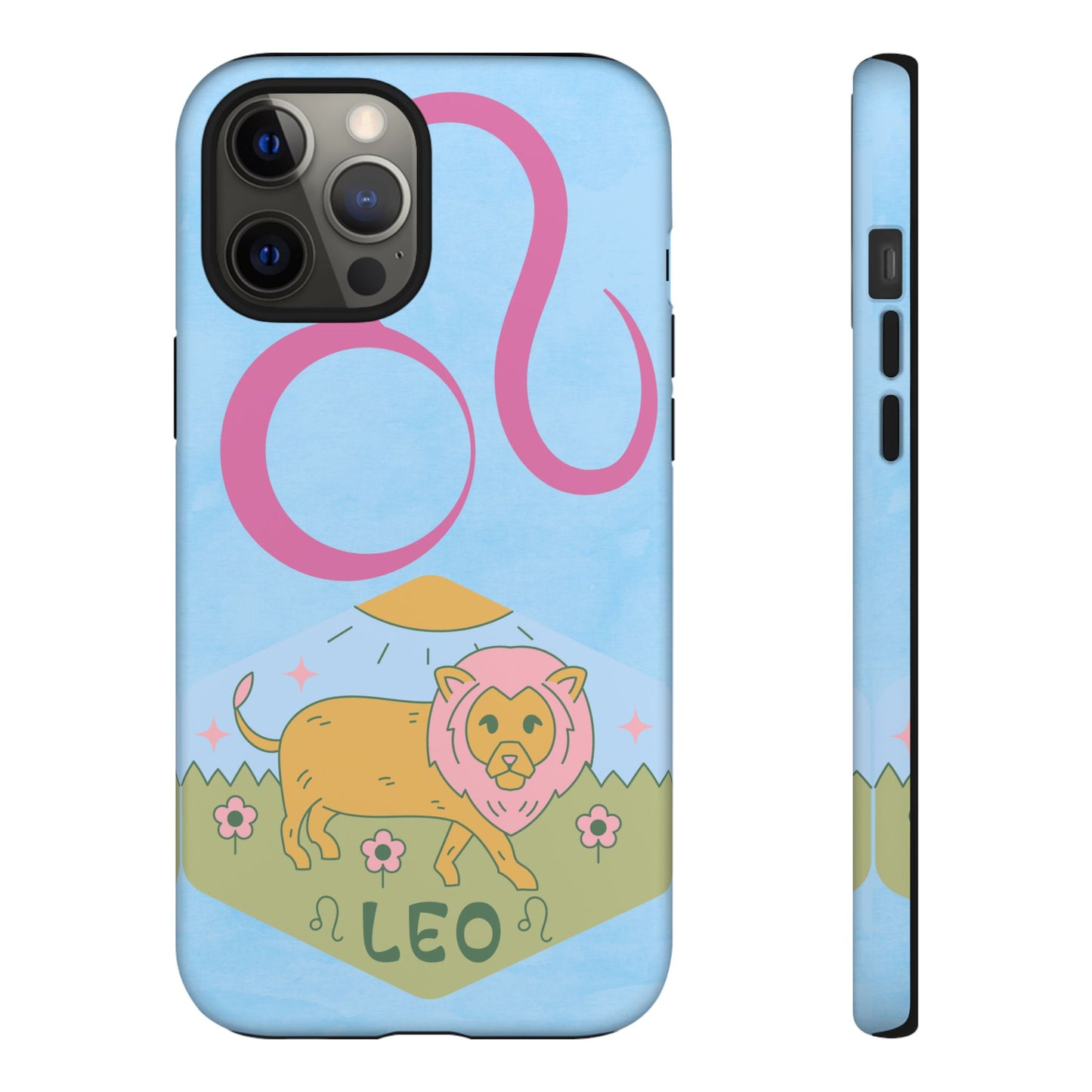 Leo Zodiac Phone Case, Astrology Gift for Her, Celestial Star Sign Cover, Birthday Gift, Compatible with iPhone, Galaxy, Google Phones