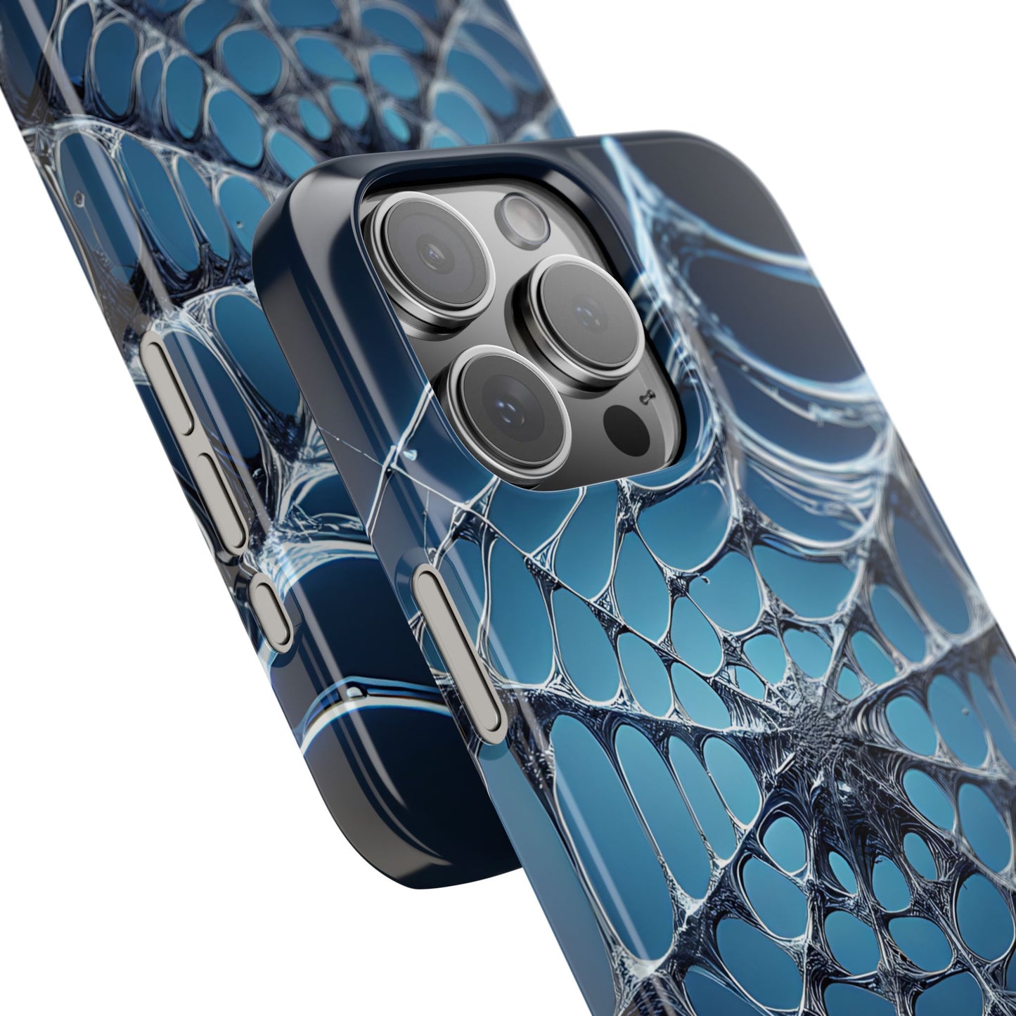 Spider Web Slim Phone Case - Artistic Design for Halloween, Unique Gift, Phone Accessories, Trendy Tech Style, Eco-Friendly Case