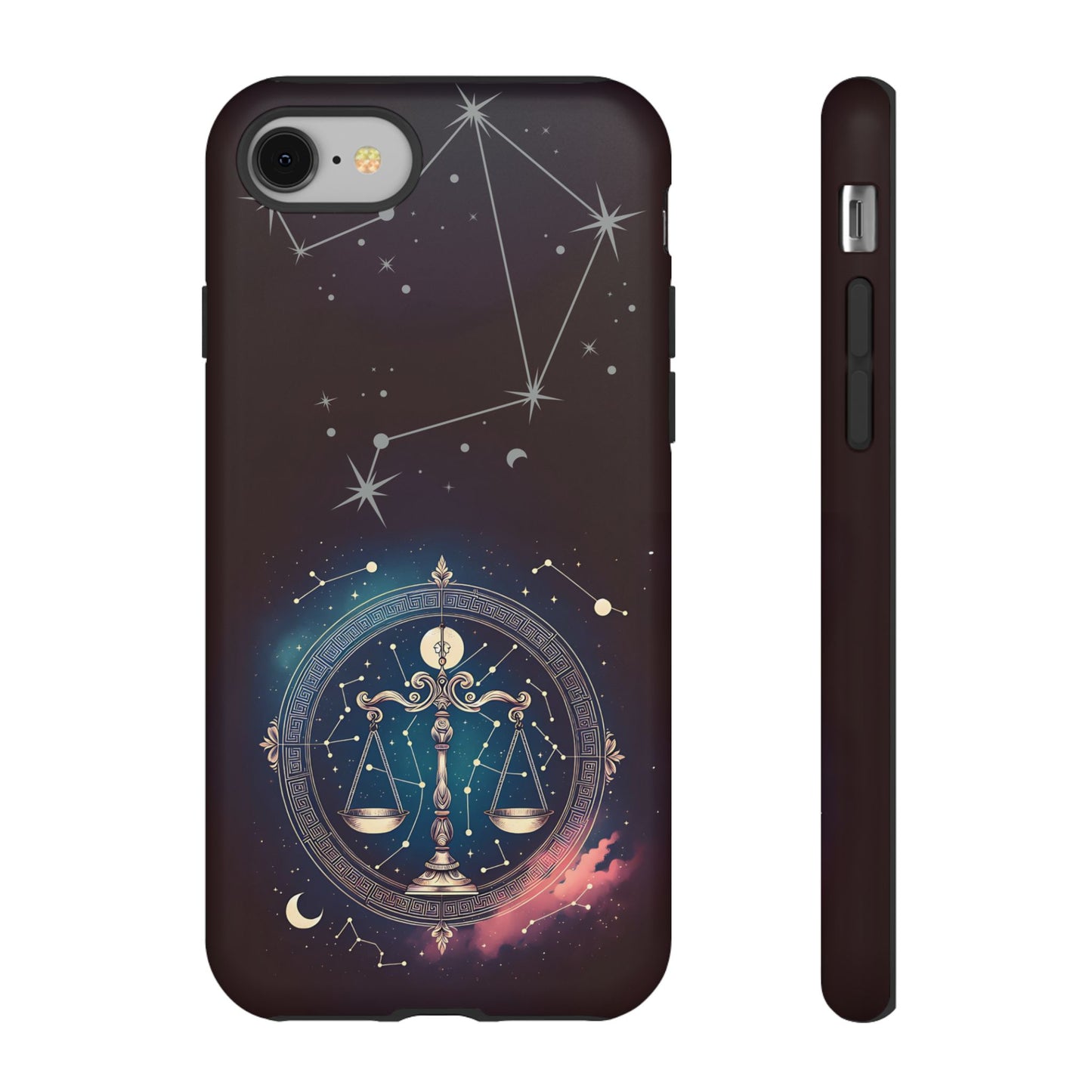 Libra Zodiac Phone Case - Astrology Gift for Her, Celestial Star Sign Cover, Birthday Gift, Compatible with iPhone, Galaxy, Google Phones