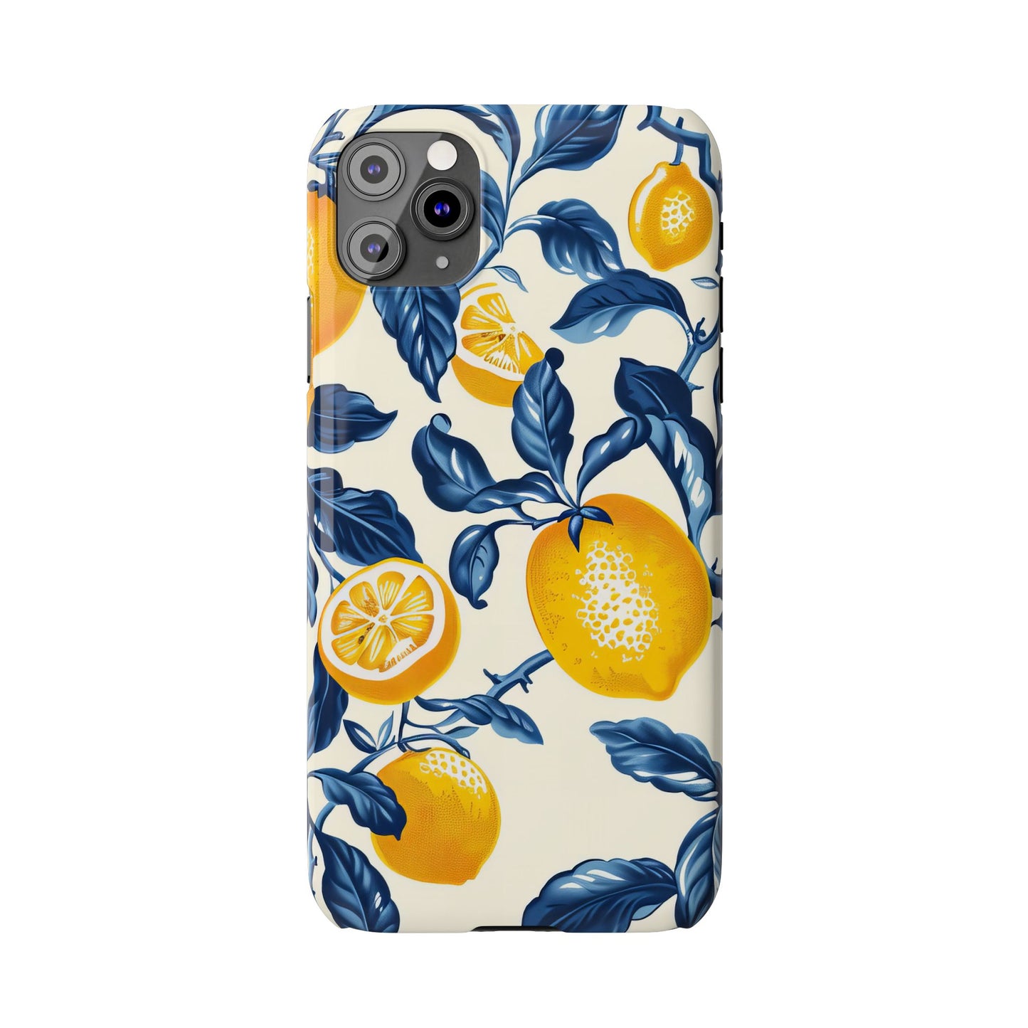 Lemon Floral Slim Phone Cases - Stylish Citrus Designs for Summer, Perfect Gift for Friends, Beach Vibes, Trendy Phone Accessories, [...]