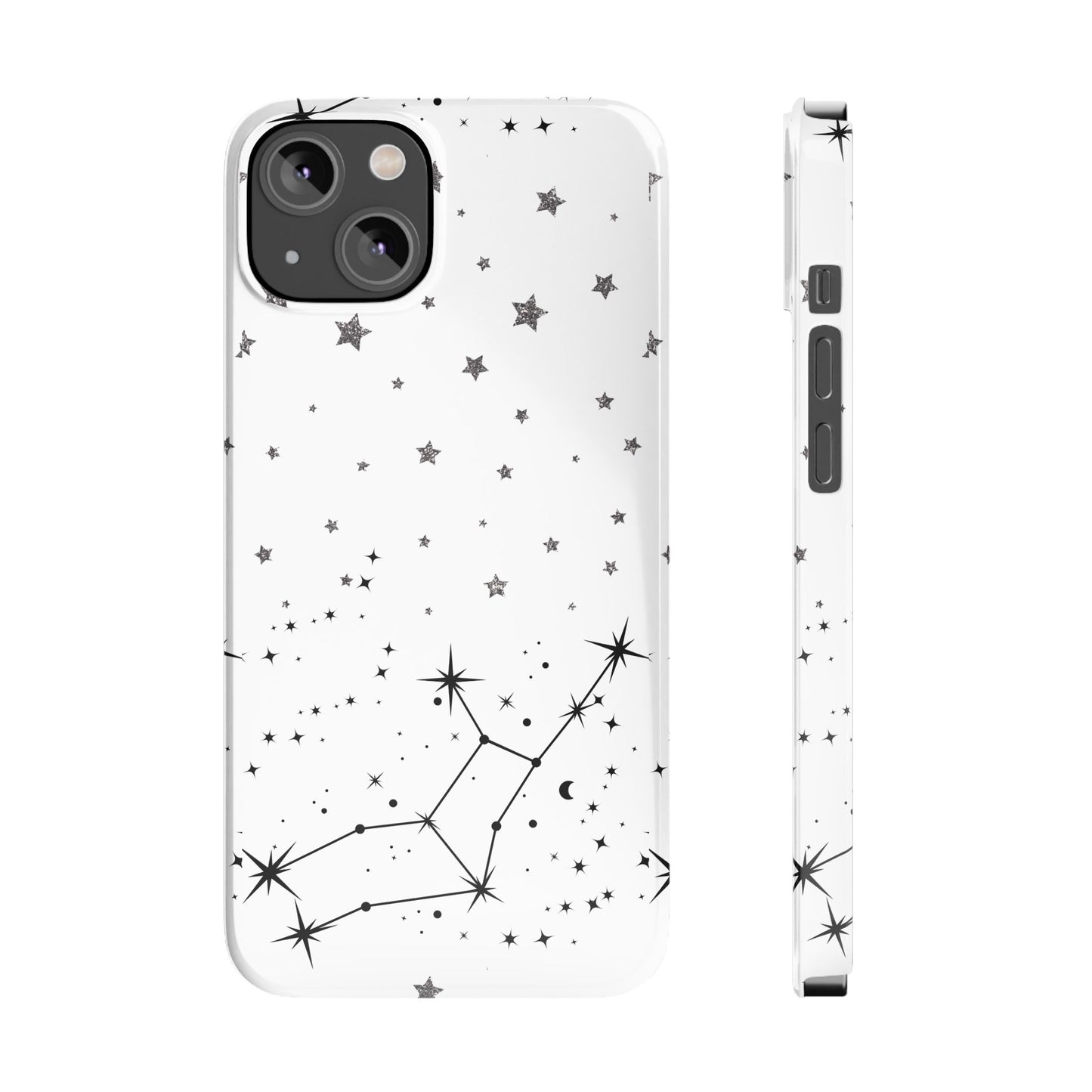 Gemini Zodiac Slim Phone Case, Astrology Gift for Her, Celestial Star Sign, Birthday Gift, Compatible with iPhone 17, 16, 15, 14, 13