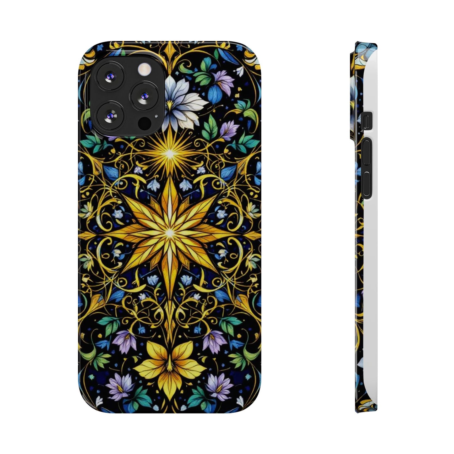 Elegant Floral Phone Case - Slim Phone Cases, Artistic Cases for Nature Lovers, Gift for Birthdays, Holidays, Spring Decor