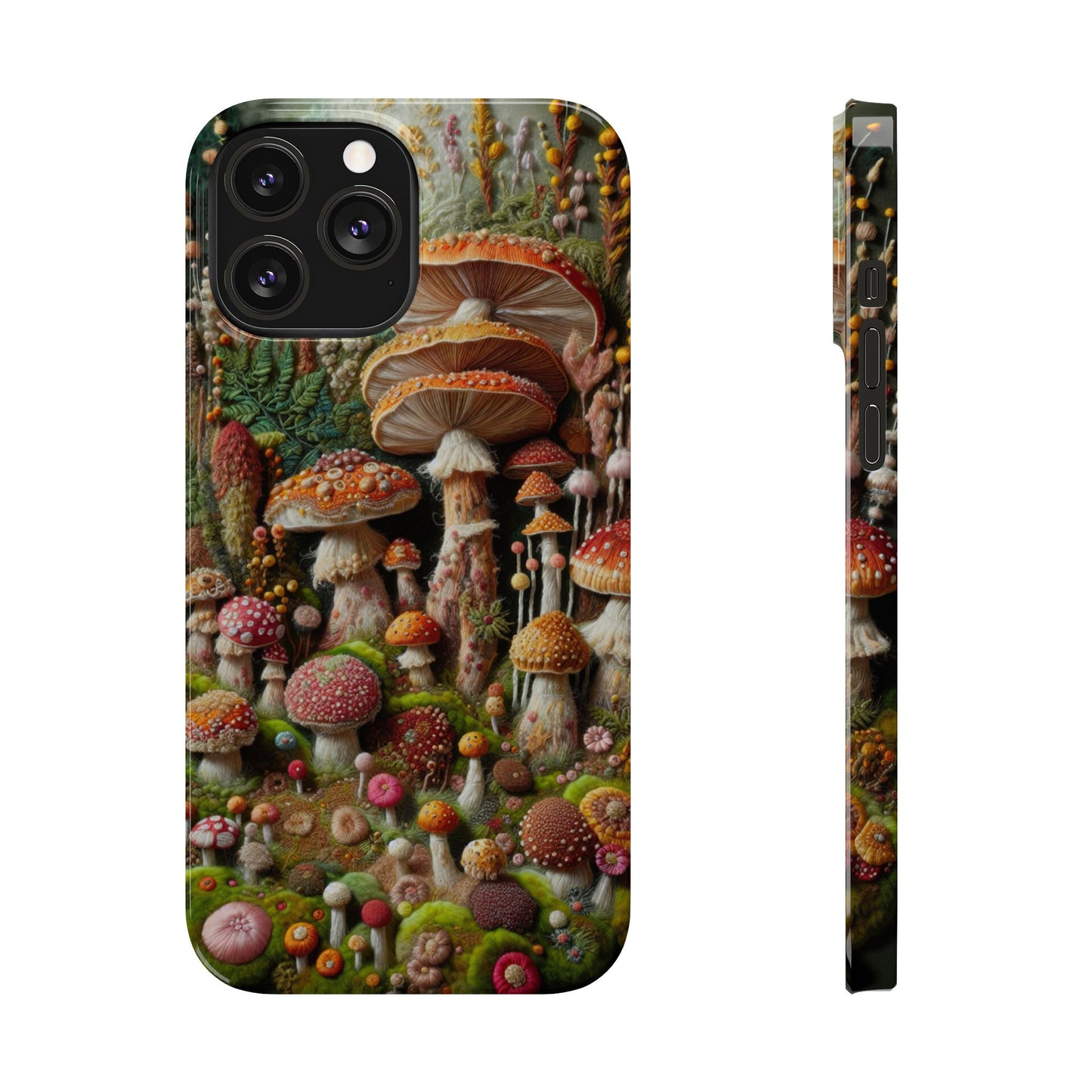 Whimsical Mushroom Slim Phone Cases - Fun, Nature-Inspired, Unique Accessories for Adorable Gift Ideas, Cute Phone Protection, [...]