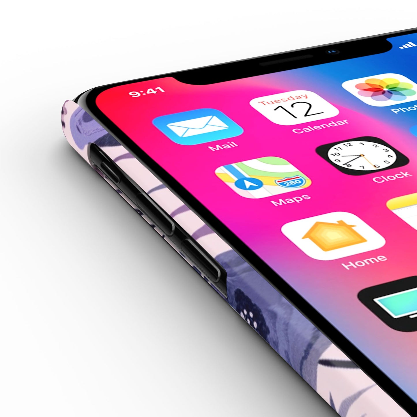 Floral Bird Slim Phone Case, Elegant Phone Cover, Cute Gift for Bird Lovers, Spring Vibes, Nature-Inspired