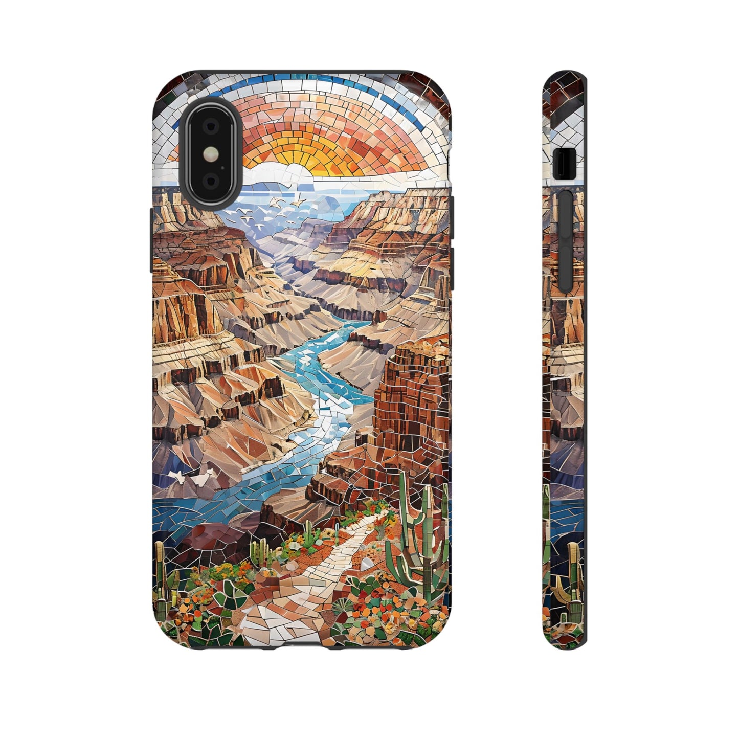 Grand Canyon National Park Phone Case, Mosaic Phone Case, Mountain Nature Art, National Park Gift, Travel Phone Case, Aesthetic Case Gift