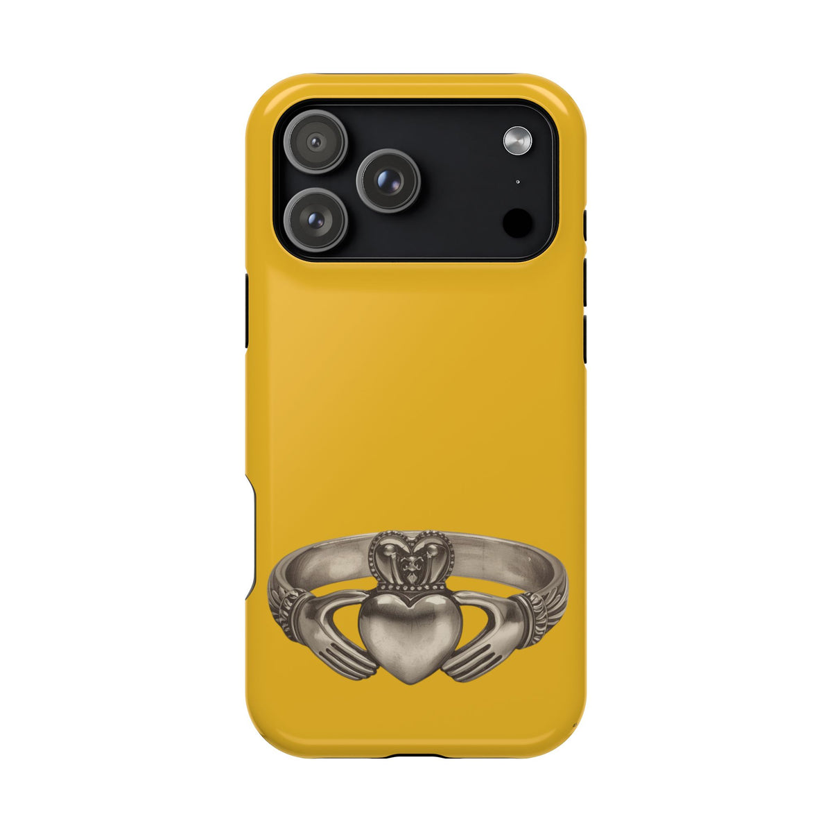 Claddagh Magnetic Phone Case Irish Symbol Ring Love Loyalty Friendship Vintage Gold Compatible with iPhone 17 16 15 14 13