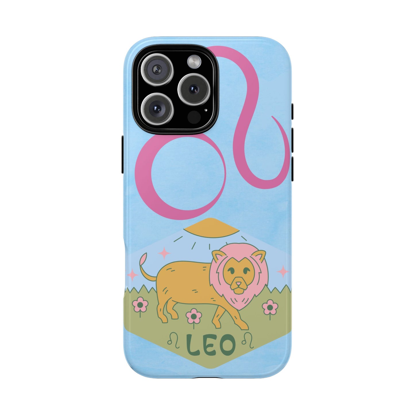 Leo Zodiac Phone Case, Astrology Gift for Her, Celestial Star Sign Cover, Birthday Gift, Compatible with iPhone, Galaxy, Google Phones