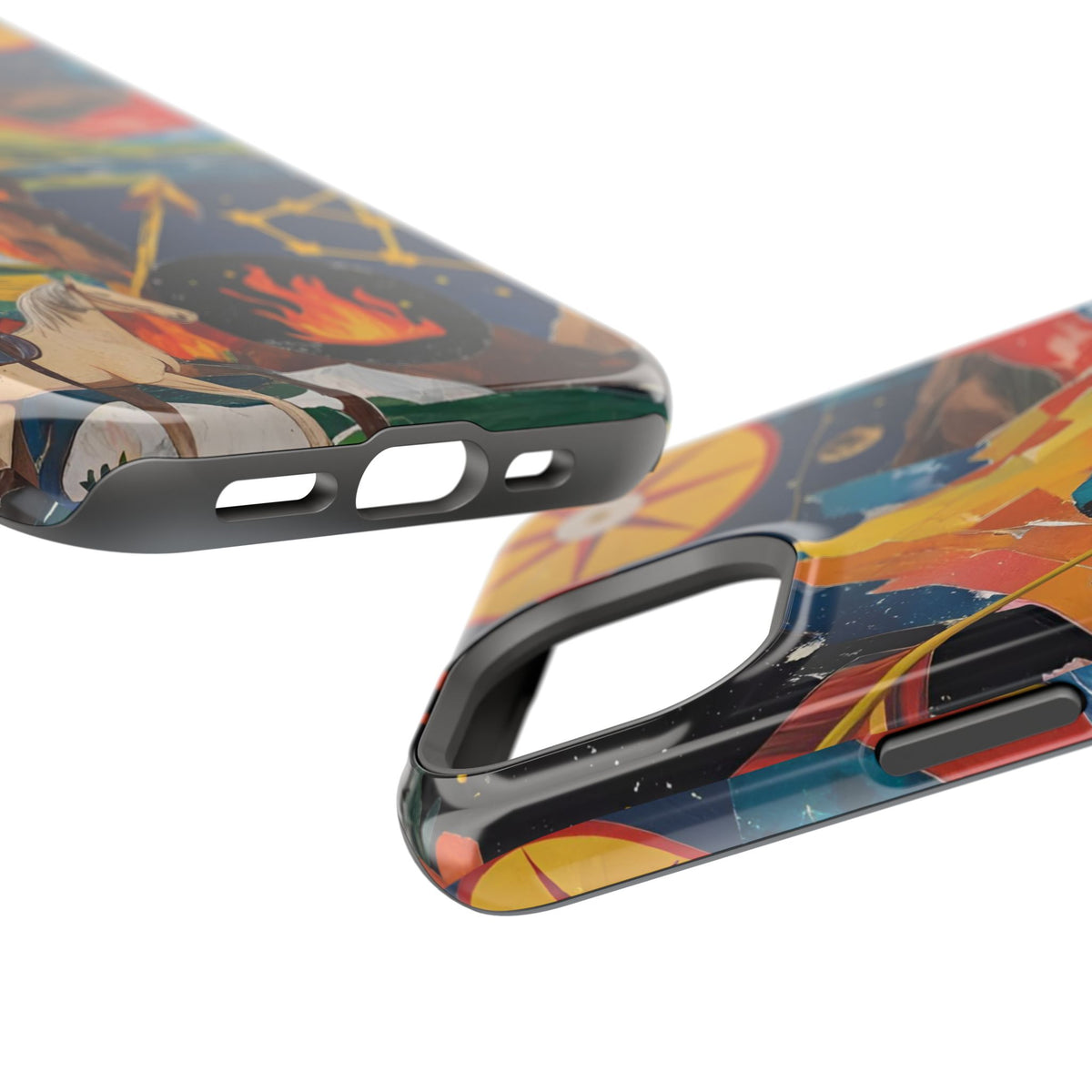 Sagittarius Zodiac Magnetic Phone Case, Artistic Astrology Gift for Her, Celestial Fire Sign with Constellation and Centaur, Birthday Gift