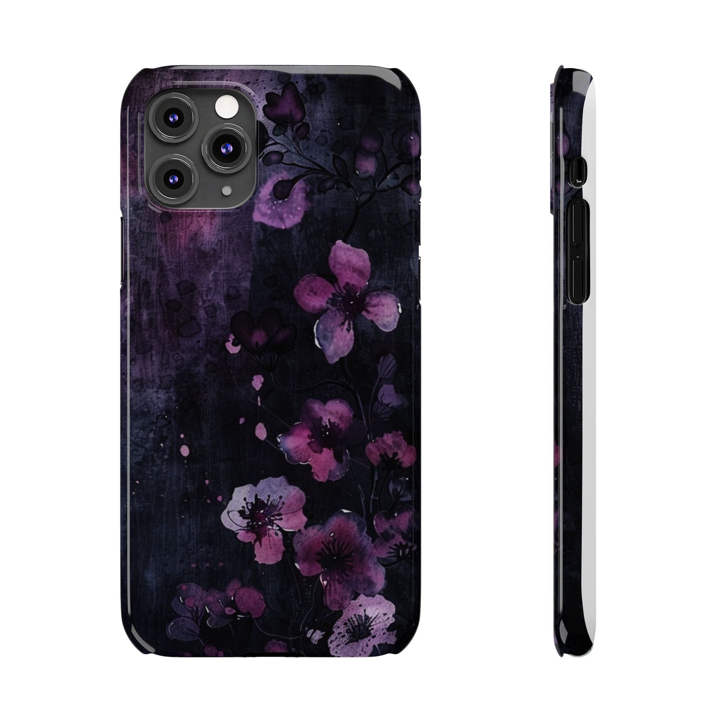 Elegant Floral Slim Phone Case - Perfect Gift for Her, Stylish iPhone Cover, Birthday Surprise, Spring Accessory, Cute Phone Protector