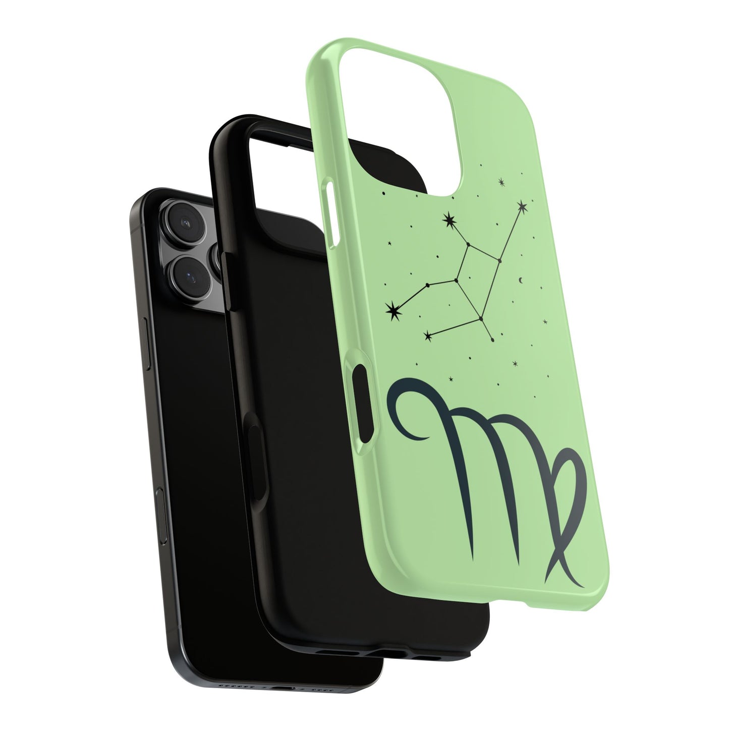 Virgo Zodiac Tough Phone Case, Astrology, Celestial Star Sign Cover, Compatible with iPhone, Galaxy, Pixel