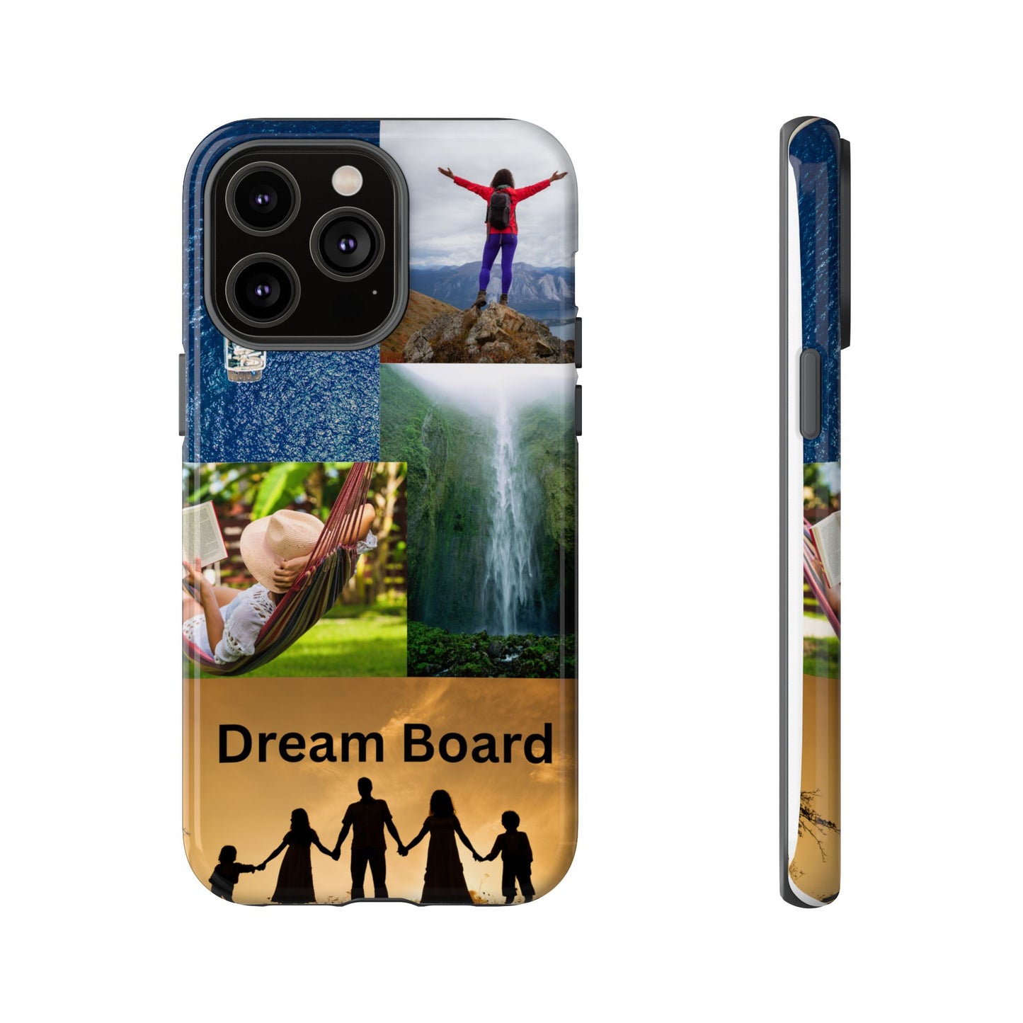 Dream Board Phone Case | Tough Cases for Adventure Seekers, Inspirational Phone Accessories, Custom Phone Covers, Unique Gift Ideas, [...]