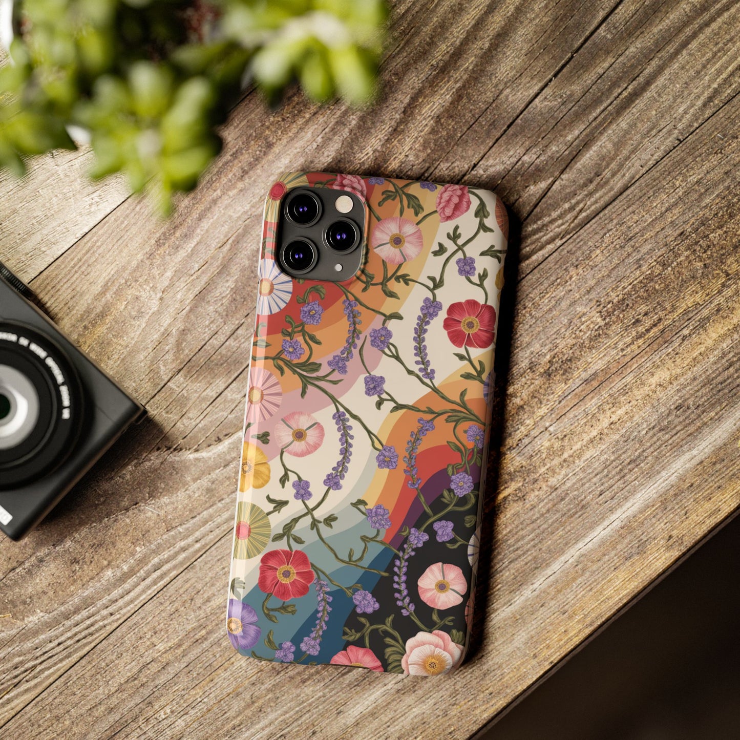 Floral Blossom Phone Case - Slim Case for Flower Lovers, Smartphone Cover, Gift for Her, Trendy Floral Design, Boho Chic Accessory