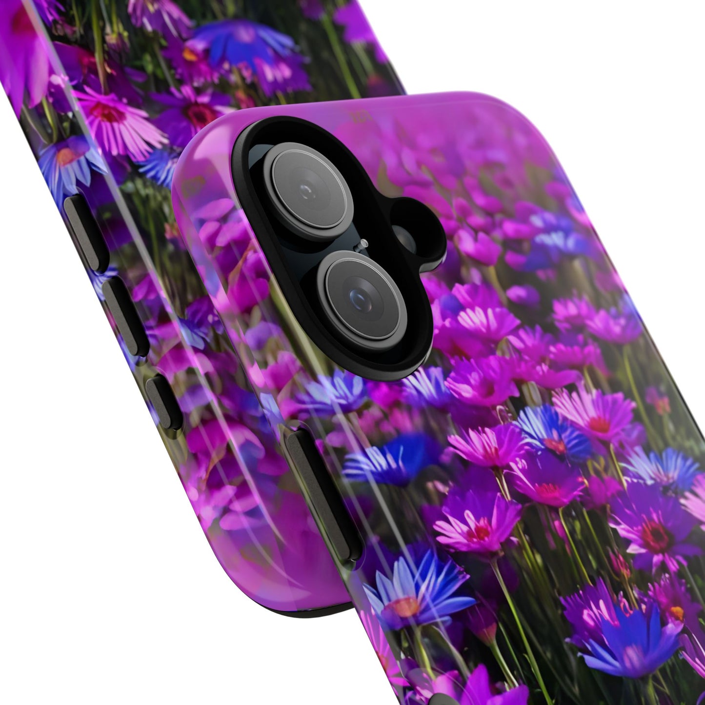 Wildflower Meadow Phone Case, Colorful Floral Garden Aesthetic, Vibrant Tough Phone Case, Compatible with iPhone, Galaxy, Google