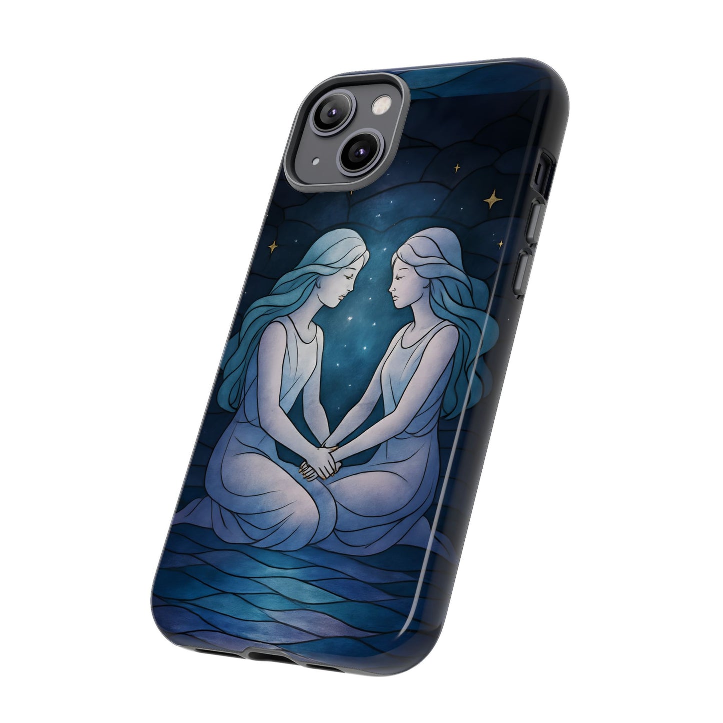 Gemini Zodiac Tough Phone Case, Astrology, Celestial Star Sign Cover, Compatible with iPhone, Galaxy, Pixel