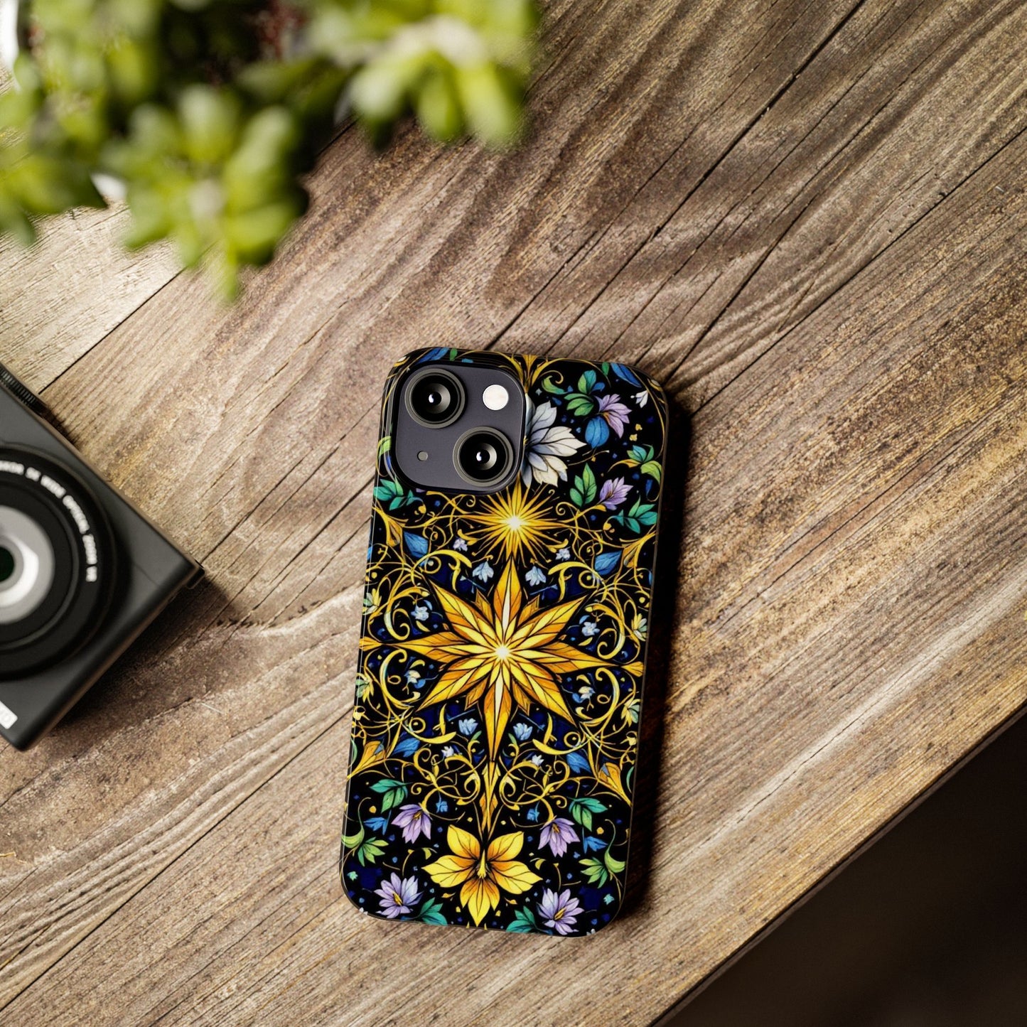 Elegant Floral Phone Case - Slim Phone Cases, Artistic Cases for Nature Lovers, Gift for Birthdays, Holidays, Spring Decor