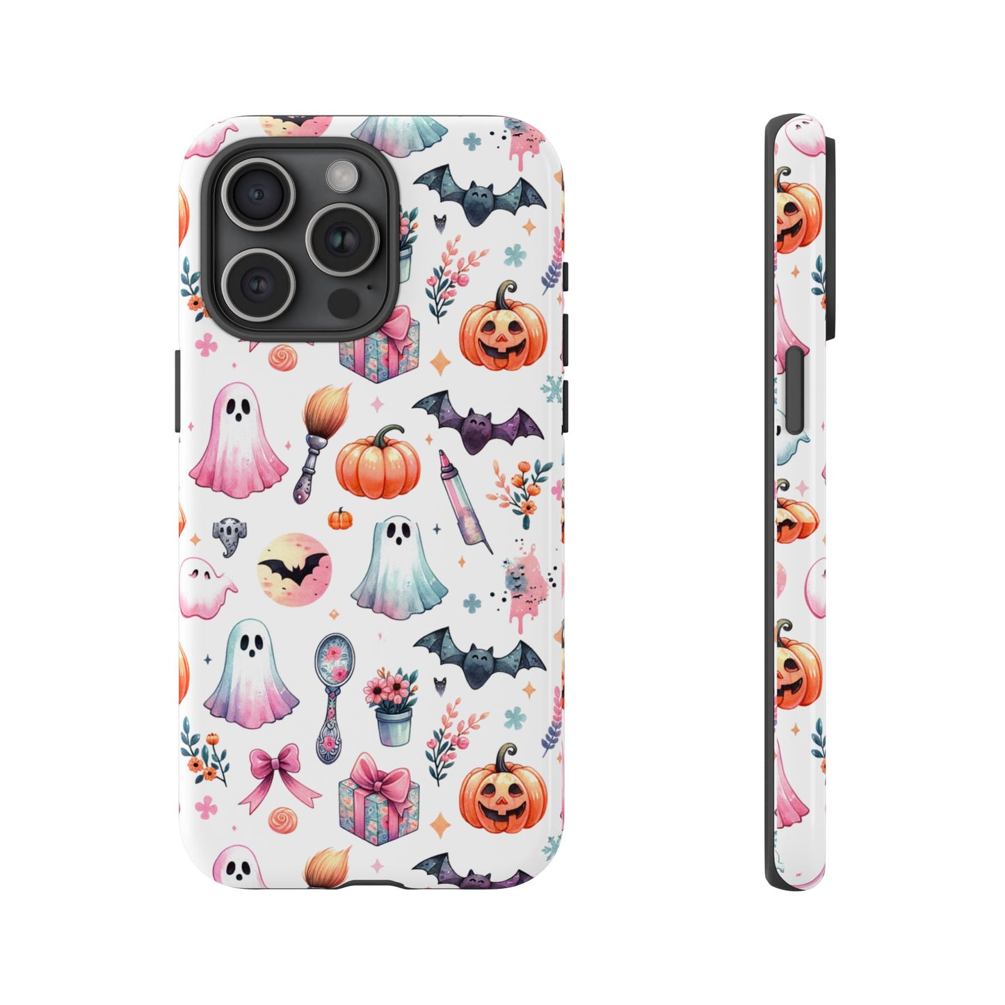 Summerween Ghost Phone Case, Coquette Ghost Phone Case, Funny Spooky Cute Case, Kawaii Halloween Aesthetic Case, Beachy Spooky Vibe Gift