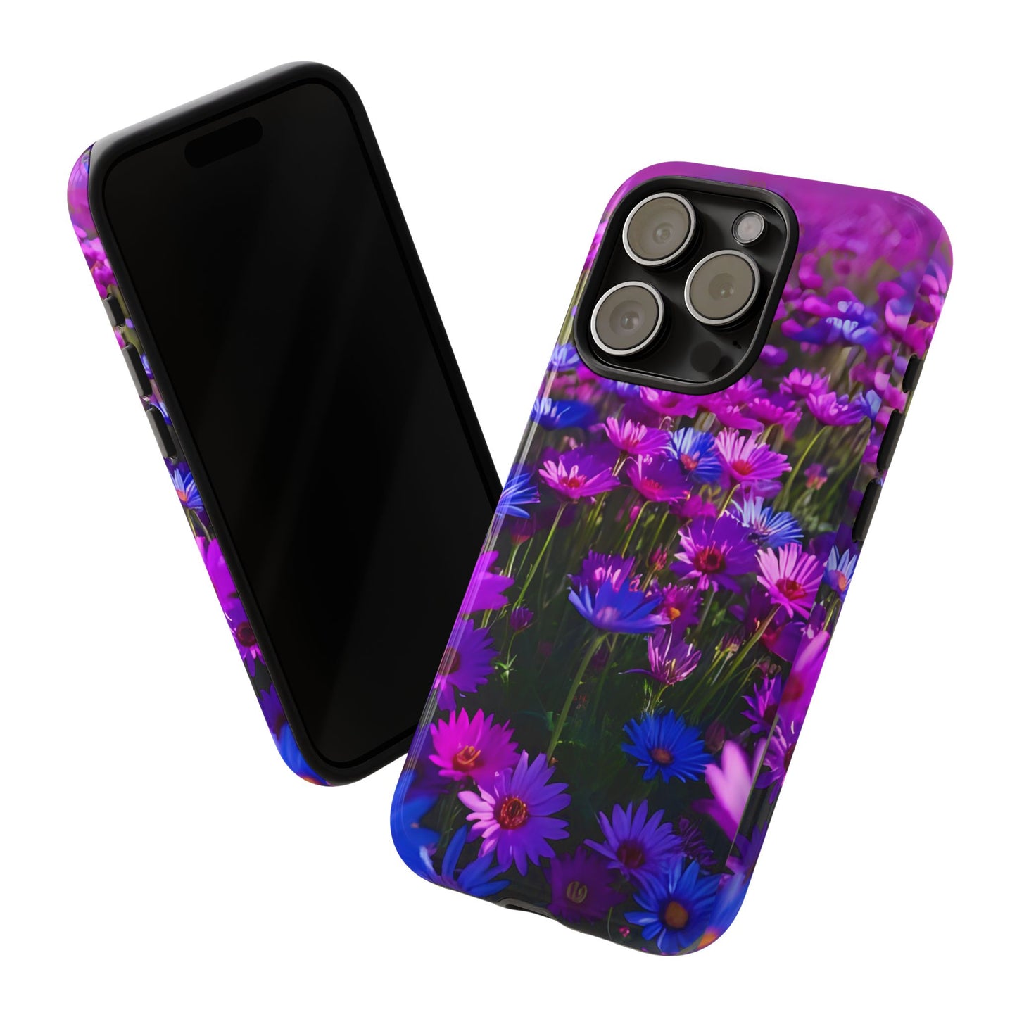 Wildflower Meadow Phone Case, Colorful Floral Garden Aesthetic, Vibrant Tough Phone Case, Compatible with iPhone, Galaxy, Google