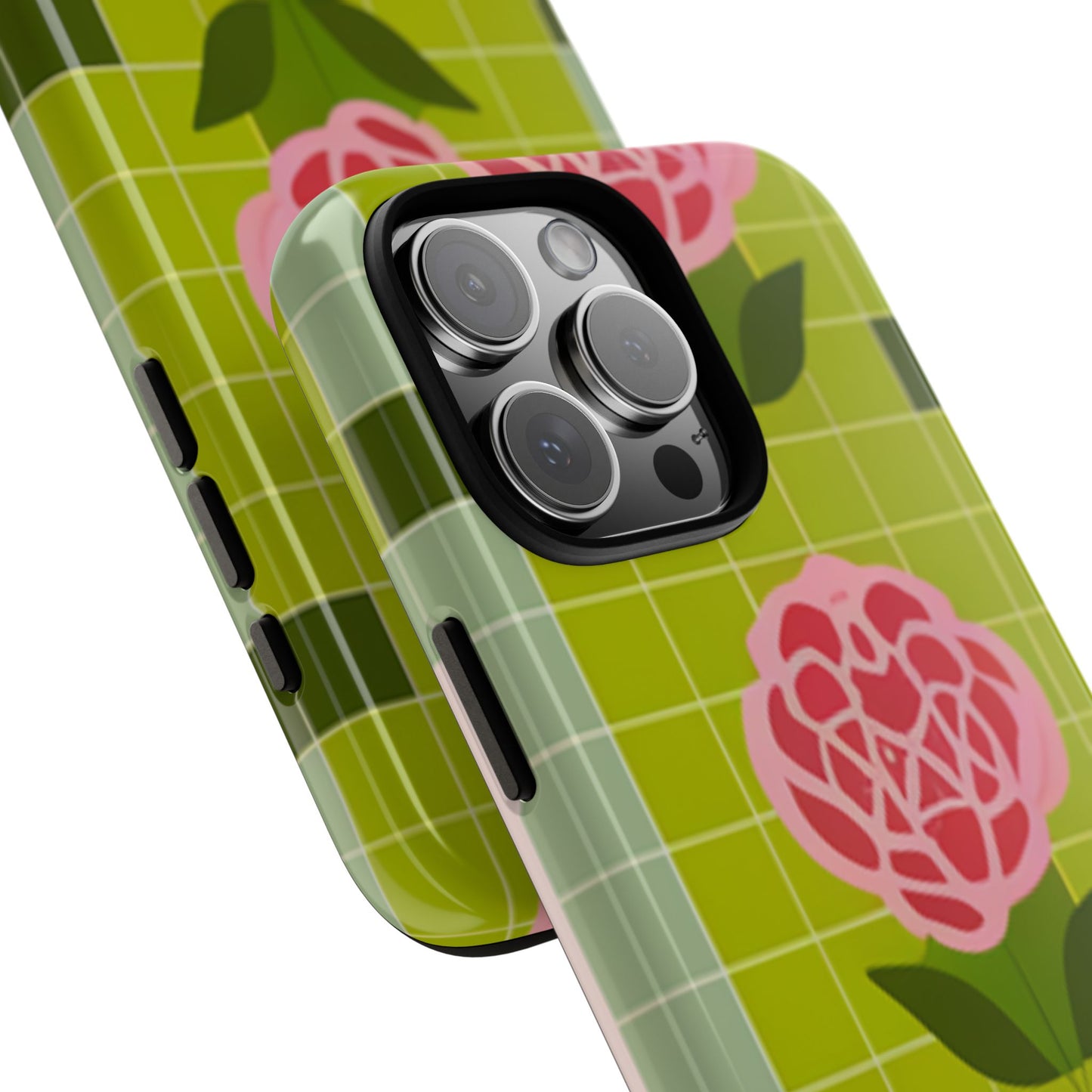 Floral Stylish Coquette Charming Flower Tough Case Compatible with iPhone 16 pro max plus 15 14 13 12 11 10 9 8 Samsung Galaxy, Pixel Models