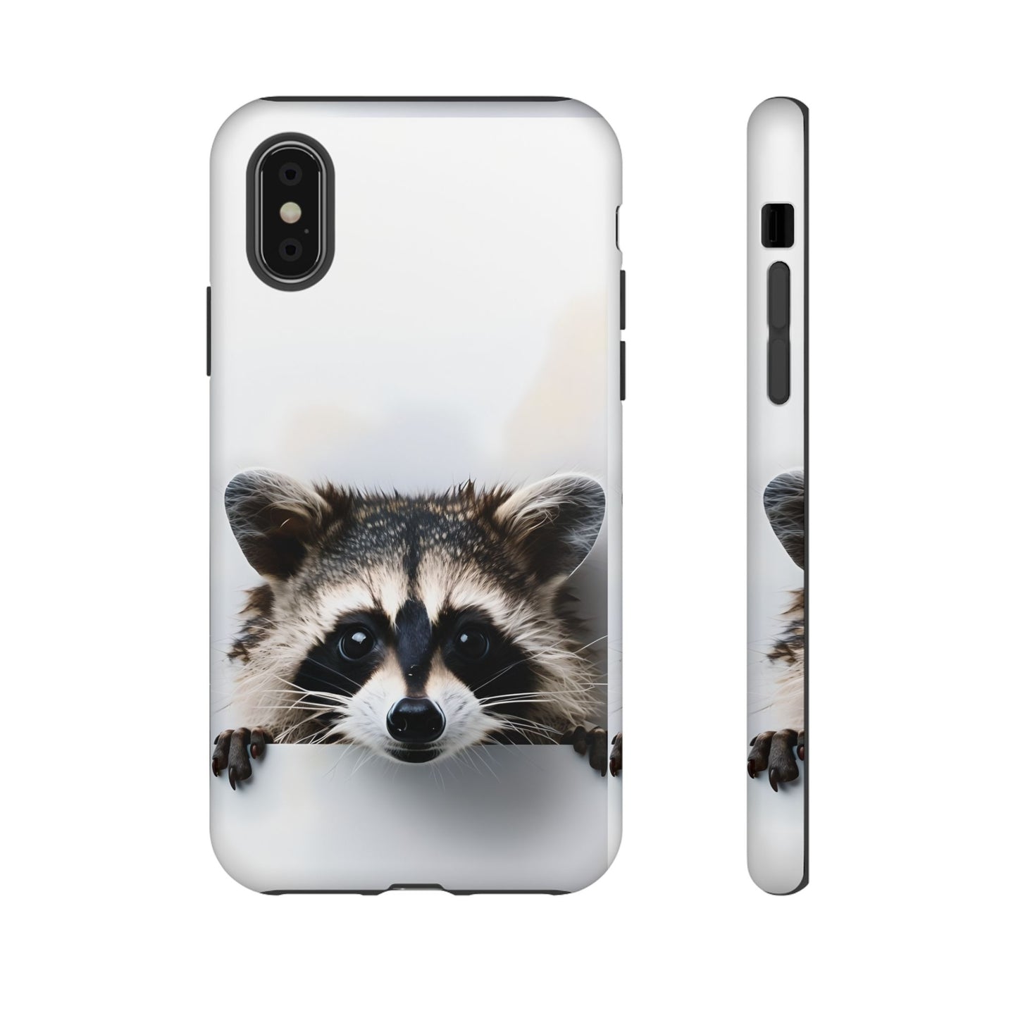 Raccoon Phone Case - Cute Animal Lover Gift, Wildlife Nature Tough Phone Case, Compatible with iPhone, Galaxy, Google Phones