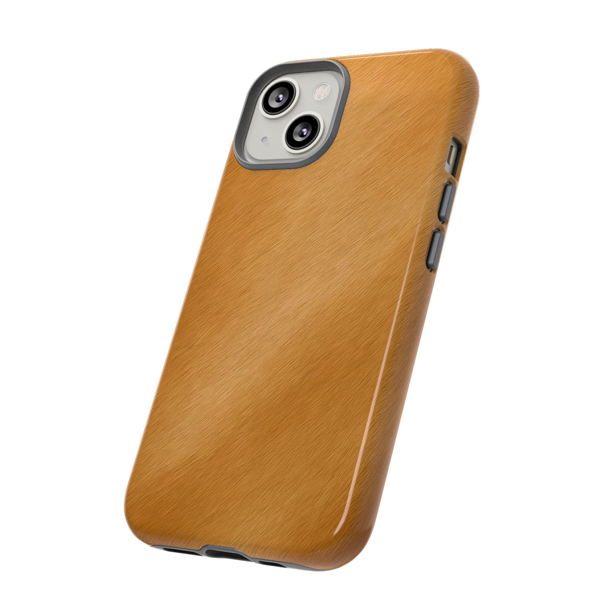 Horse Print Tough Phone Case, Animal Print, Protective Faux Skin Style Cover Compatible with iPhone 17, 16, 15, 14, 13, Galaxy, Google