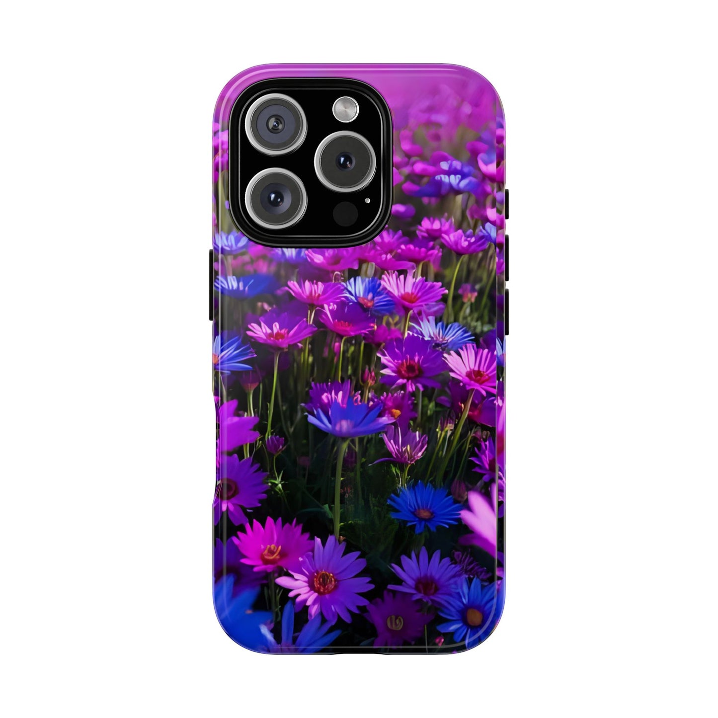 Wildflower Meadow Phone Case, Colorful Floral Garden Aesthetic, Vibrant Tough Phone Case, Compatible with iPhone, Galaxy, Google