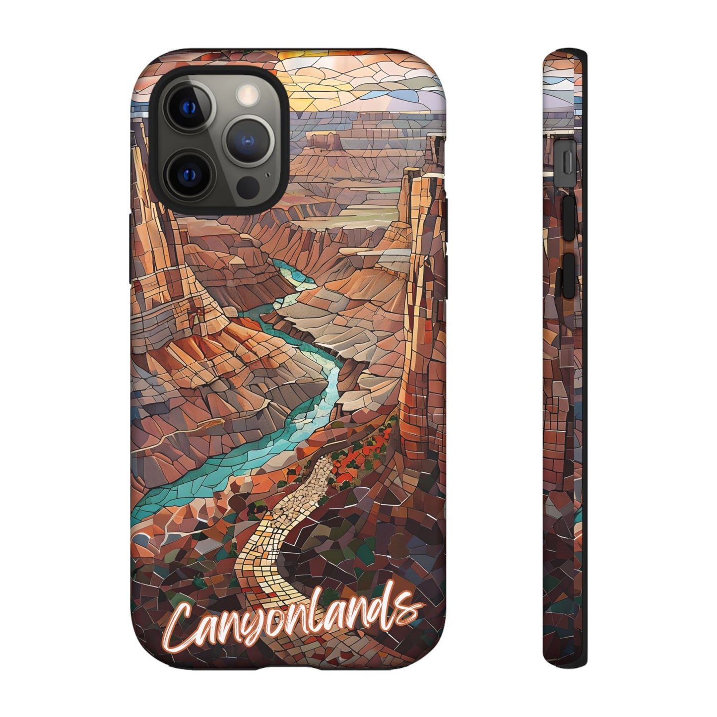 Canyonlands Mosaic Tough Phone Case - Red Rock Desert Vibes, National Park Aesthetic, Compatible with iPhone, Galaxy, and Google Phones