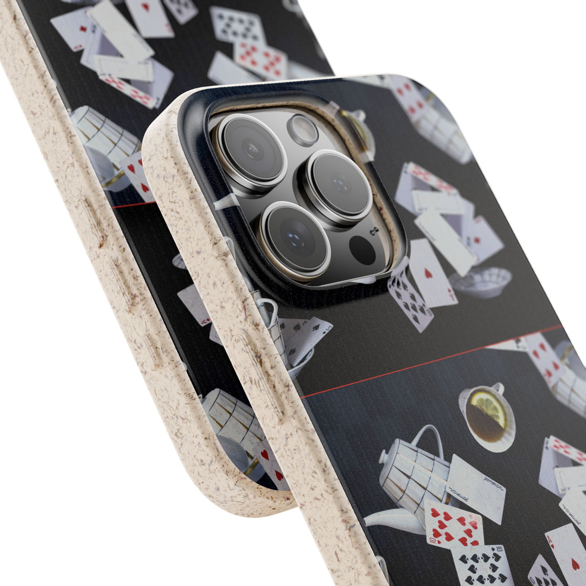 Alice in Wonderland Biodegradable Phone Case, Mad Hatter Tea Party Phone Cover, Compatible with Galaxy and iPhone 17, 16, 15, 14, 13