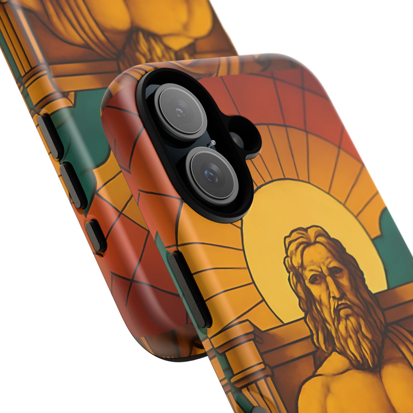 Olympia Zeus Statue Tough Phone Case - Classic Greek Art Design, Historic World Wonder Aesthetic, Compatible with iPhone, Galaxy, and Google