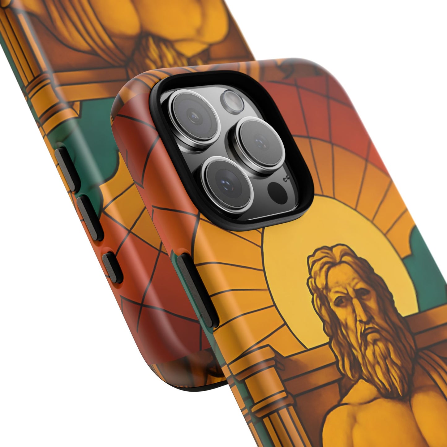Olympia Zeus Statue Tough Phone Case - Classic Greek Art Design, Historic World Wonder Aesthetic, Compatible with iPhone, Galaxy, and Google