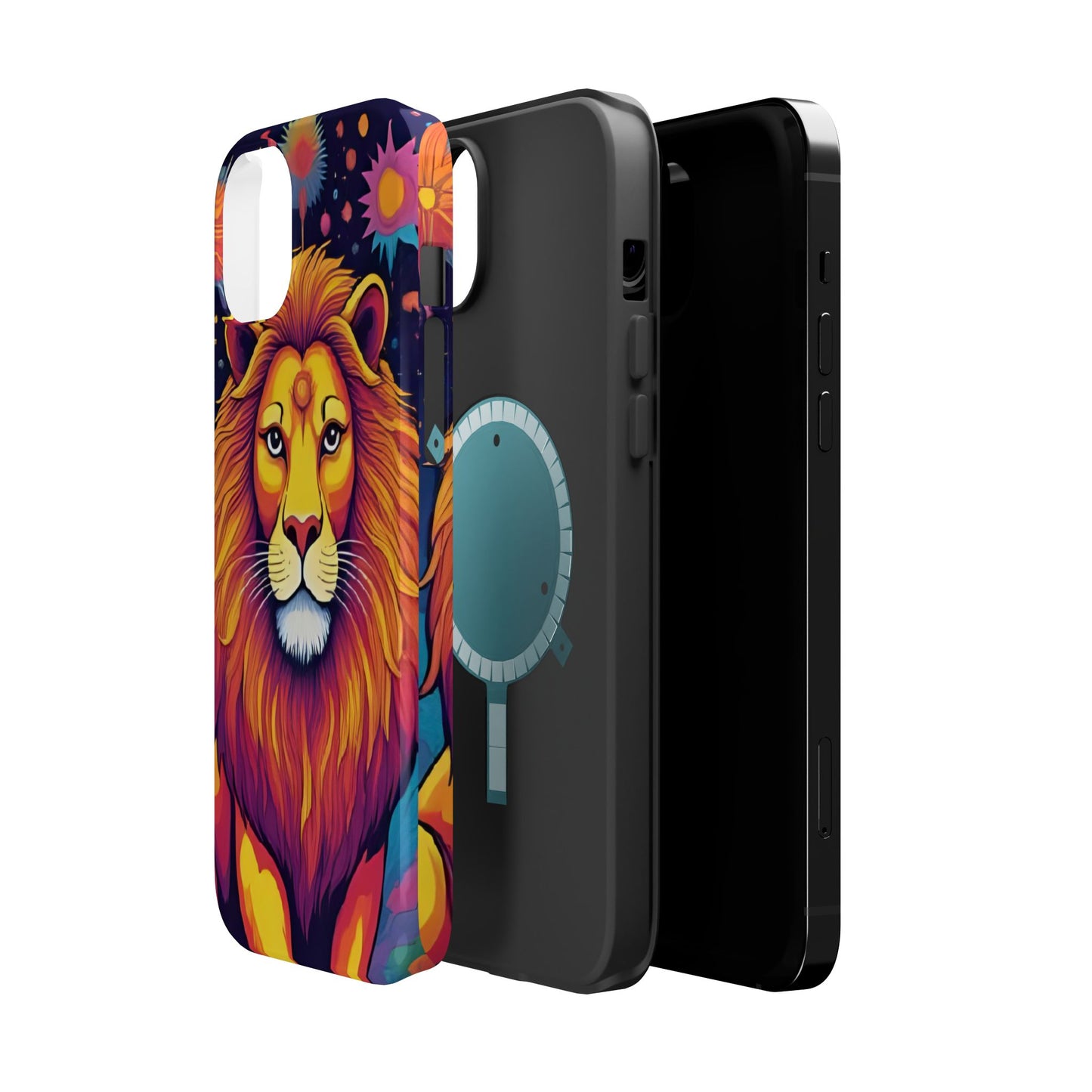 Leo Zodiac Magnetic Phone Case, Astrology Gift for Her, Celestial Star Sign Cover, Compatible with iPhone 17, 16, 15, 14, 13