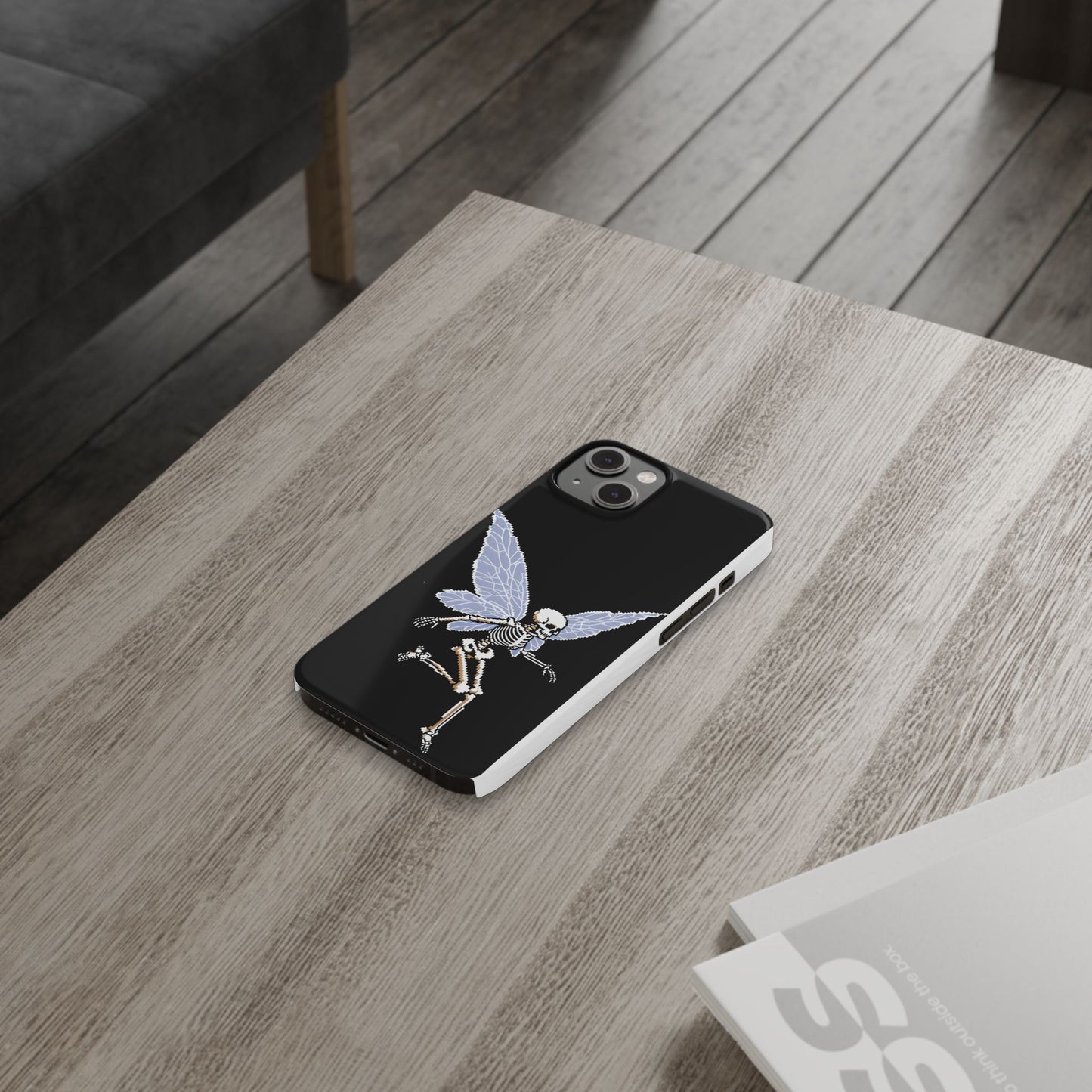 Halloween Slim Phone Case - Creepy Cute Aesthetic, Goth Coquette Spooky Style, Compatible with iPhone, Galaxy, and Google Phones