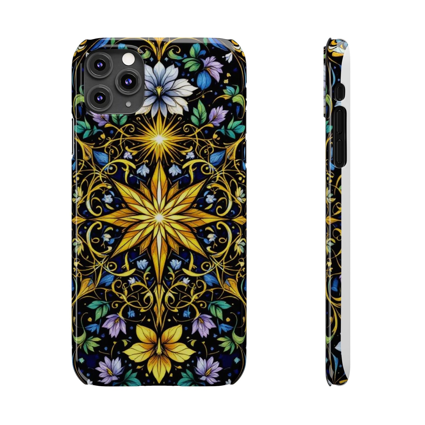 Elegant Floral Phone Case - Slim Phone Cases, Artistic Cases for Nature Lovers, Gift for Birthdays, Holidays, Spring Decor