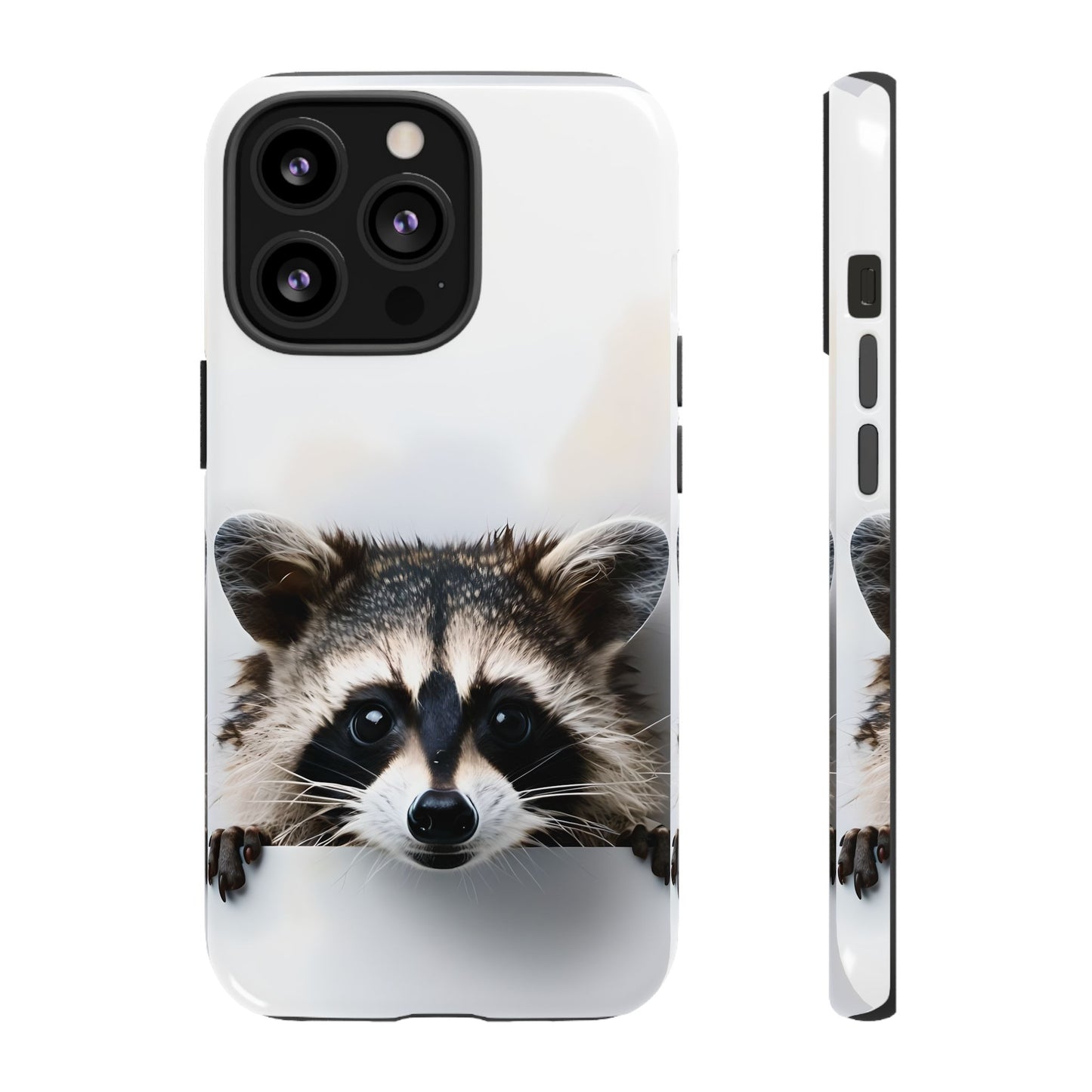 Raccoon Phone Case - Cute Animal Lover Gift, Wildlife Nature Tough Phone Case, Compatible with iPhone, Galaxy, Google Phones