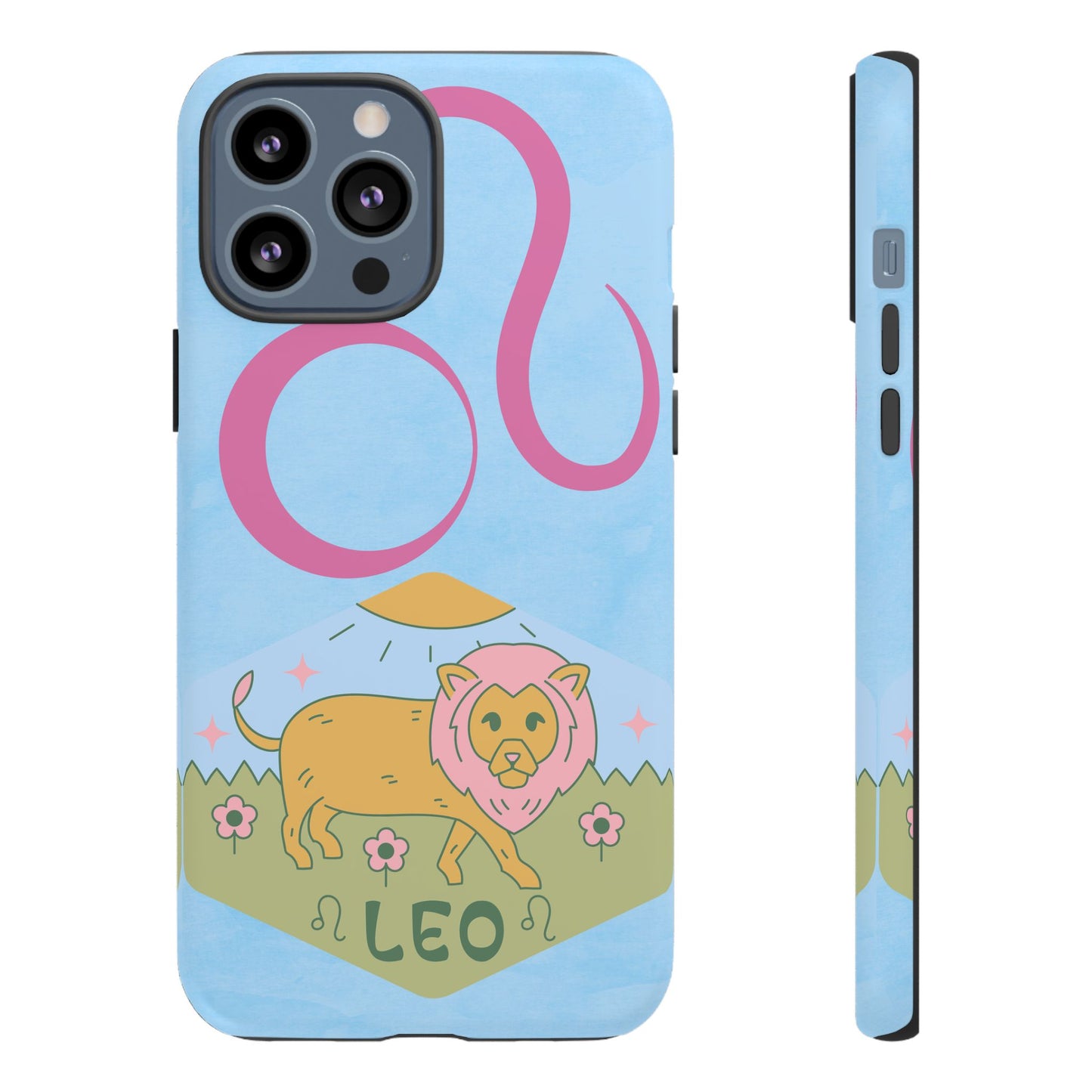 Leo Zodiac Phone Case, Astrology Gift for Her, Celestial Star Sign Cover, Birthday Gift, Compatible with iPhone, Galaxy, Google Phones