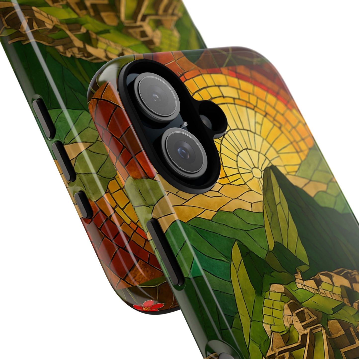 Inca Ruins Tough Phone Case - Machu Picchu Landmark Design, Historic Peru Travel Aesthetic Compatible with iPhone, Galaxy, and Google Phones