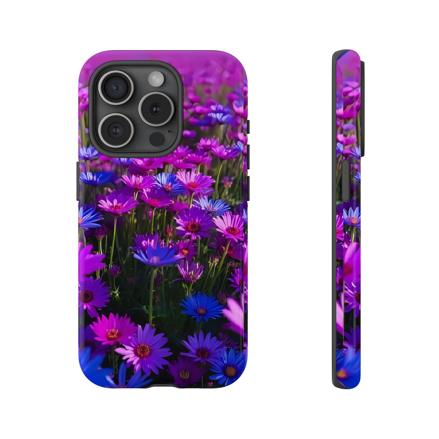 Wildflower Meadow Phone Case, Colorful Floral Garden Aesthetic, Vibrant Tough Phone Case, Compatible with iPhone, Galaxy, Google