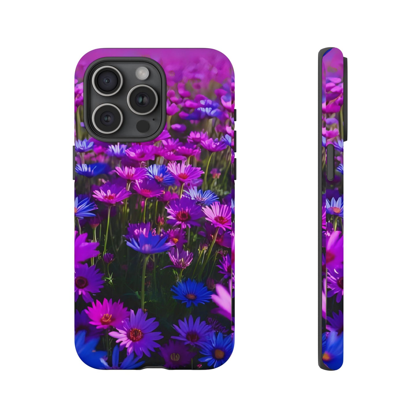Wildflower Meadow Phone Case, Colorful Floral Garden Aesthetic, Vibrant Tough Phone Case, Compatible with iPhone, Galaxy, Google