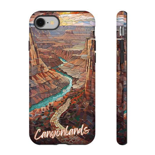 Canyonlands Mosaic Tough Phone Case - Red Rock Desert Vibes, National Park Aesthetic, Compatible with iPhone, Galaxy, and Google Phones