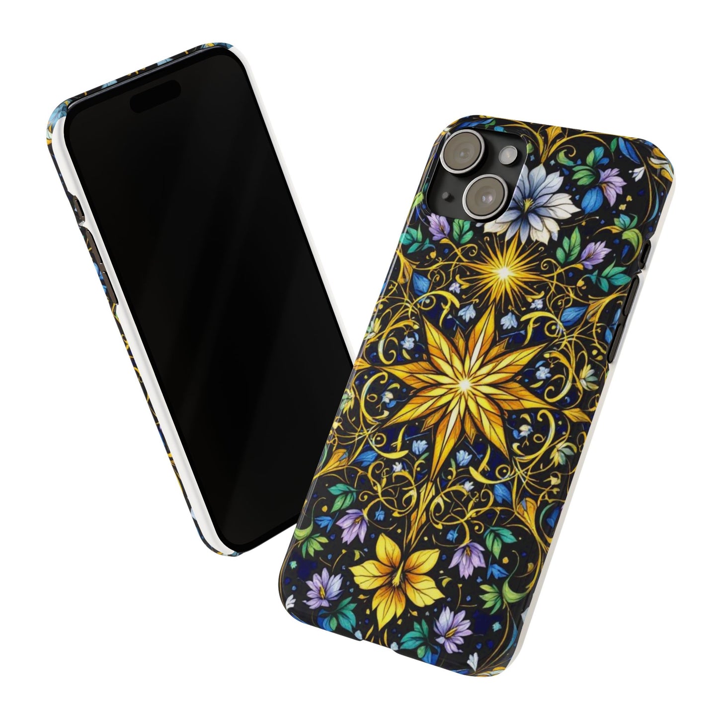 Elegant Floral Phone Case - Slim Phone Cases, Artistic Cases for Nature Lovers, Gift for Birthdays, Holidays, Spring Decor