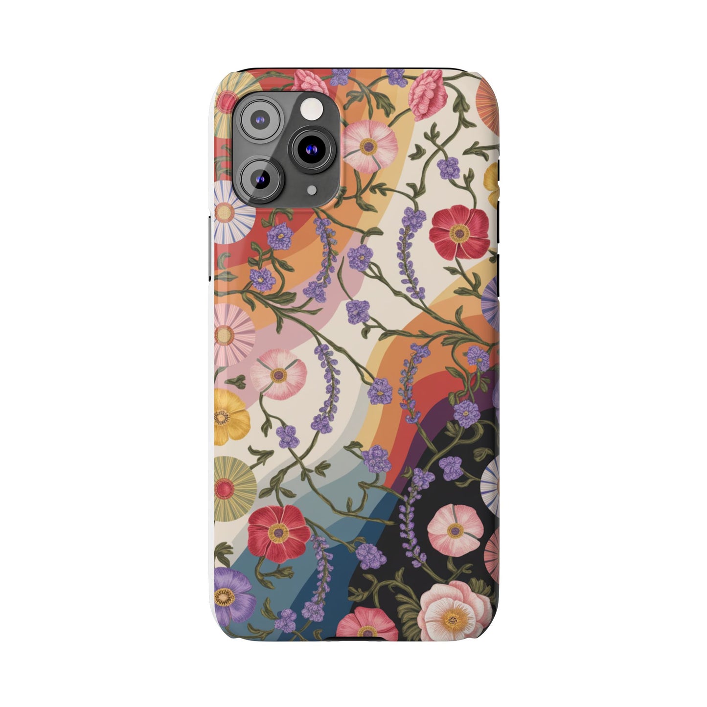 Floral Blossom Phone Case - Slim Case for Flower Lovers, Smartphone Cover, Gift for Her, Trendy Floral Design, Boho Chic Accessory