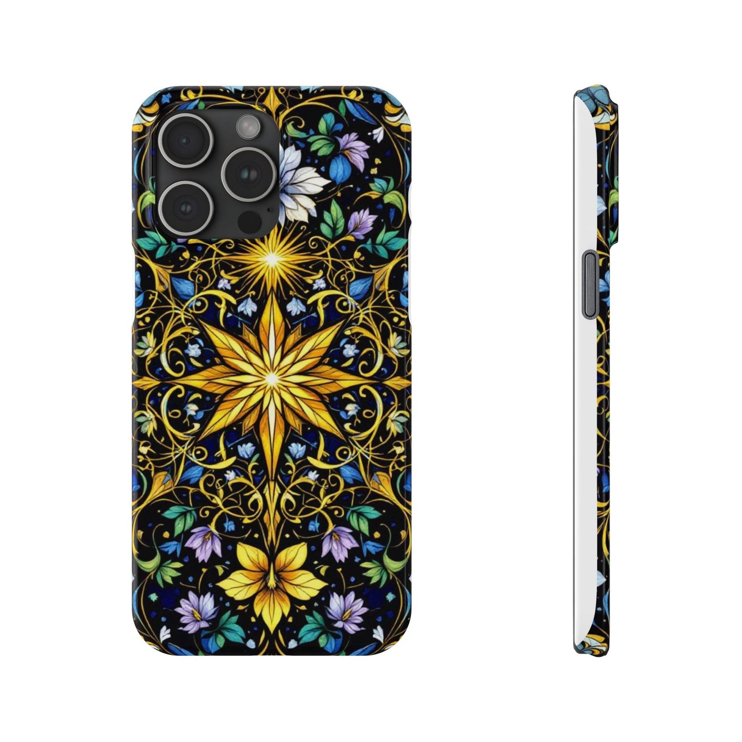 Elegant Floral Phone Case - Slim Phone Cases, Artistic Cases for Nature Lovers, Gift for Birthdays, Holidays, Spring Decor