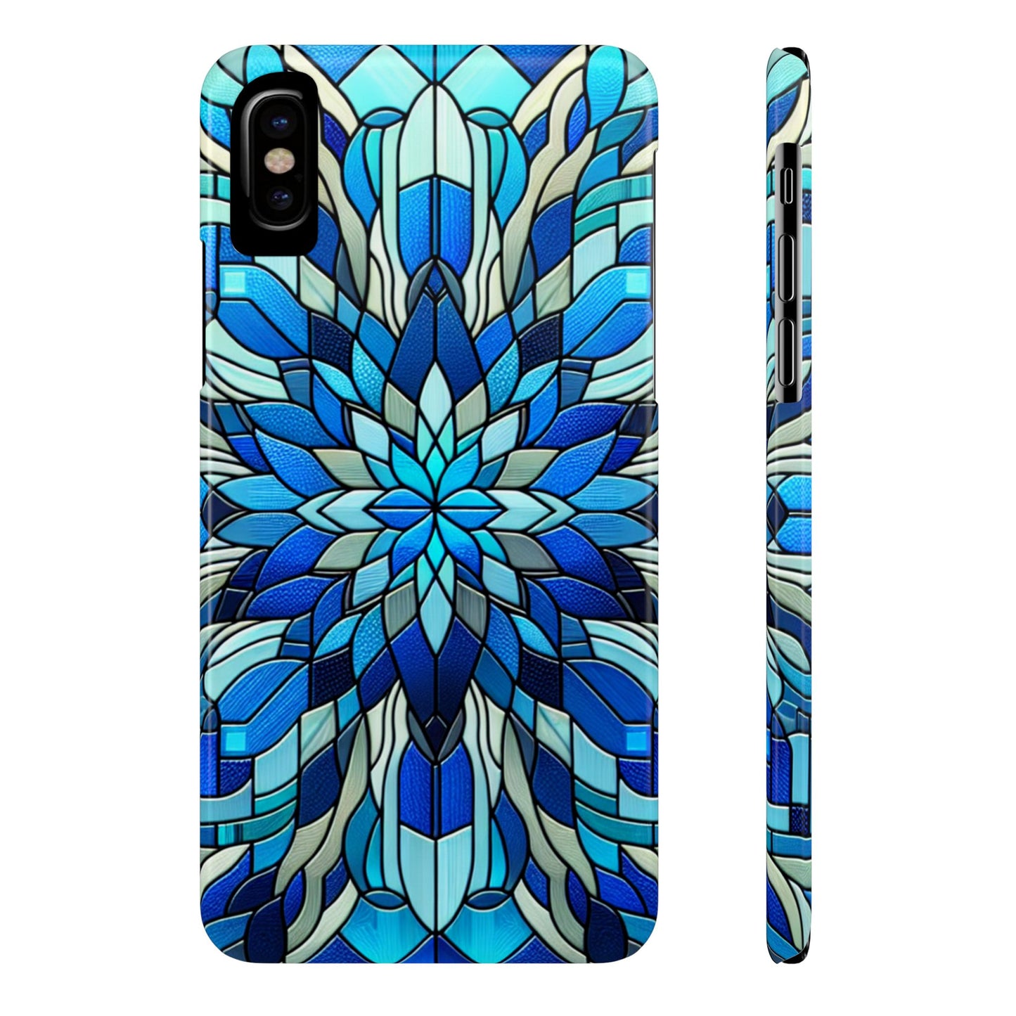 Vibrant Stained Glass Phone Cases - Artistic Cell Phone Cover, Unique Gift for Her, Phone Accessories, Holiday Present, Modern Decor