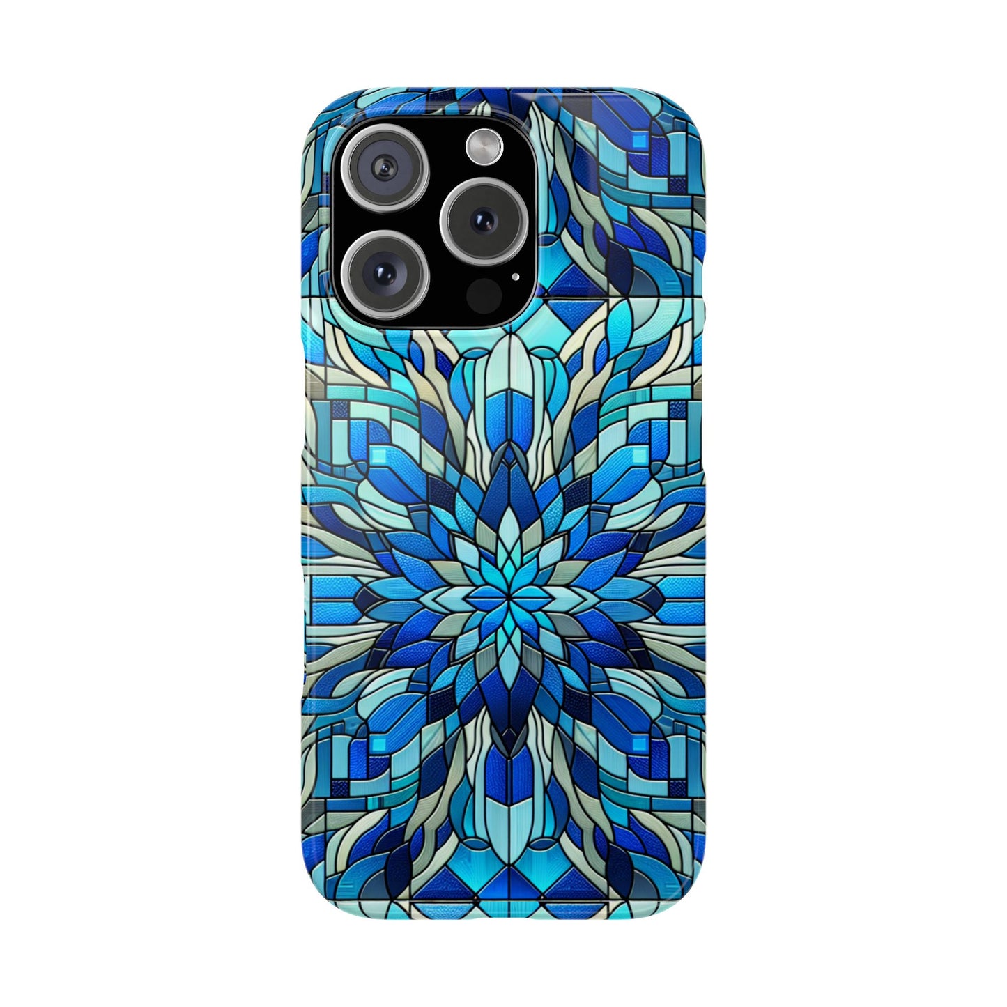Stained Glass Slim Phone Cases, Floral Phone Covers, Unique Gifts, Artistic Phone Skins, Smartphone Accessories, Stylish Cases