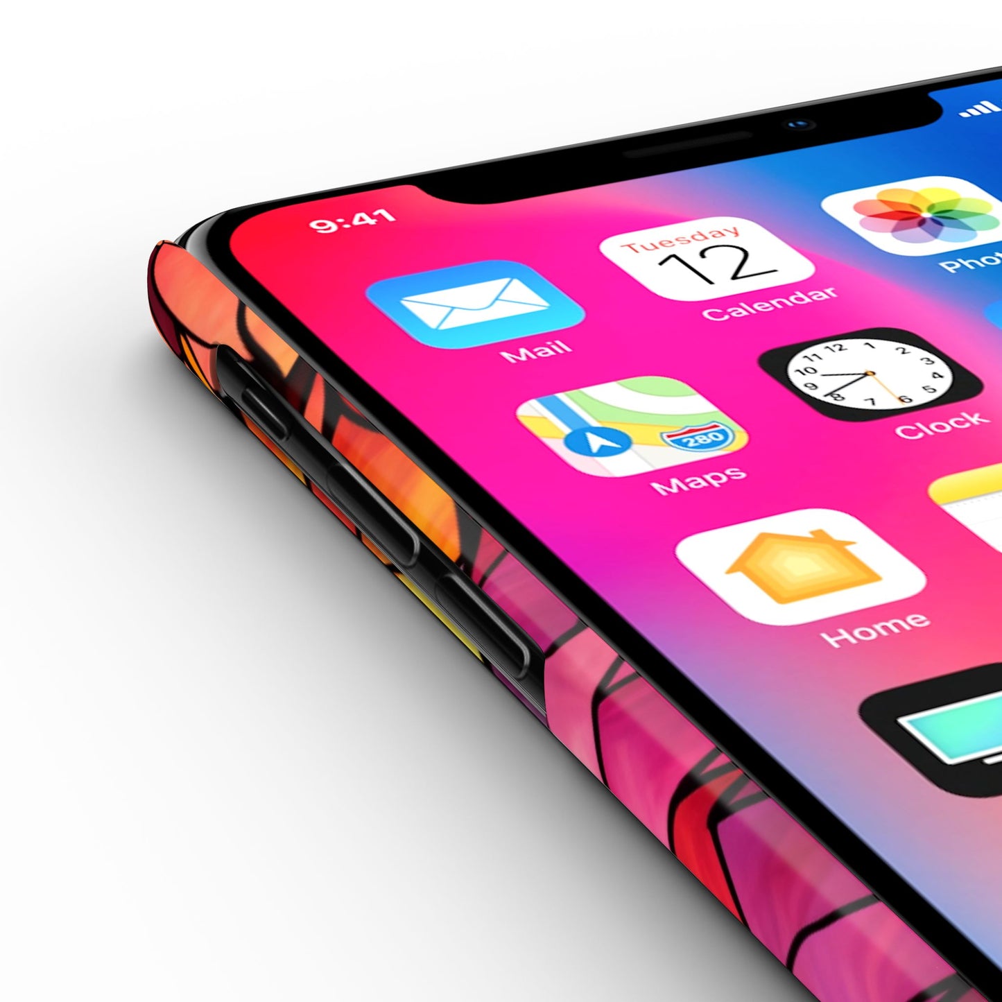 Vibrant Floral Slim Phone Cases, Colorful Smartphone Cover, Artistic Phone Skin, Unique Gift for Her, Nature-Inspired Accessory